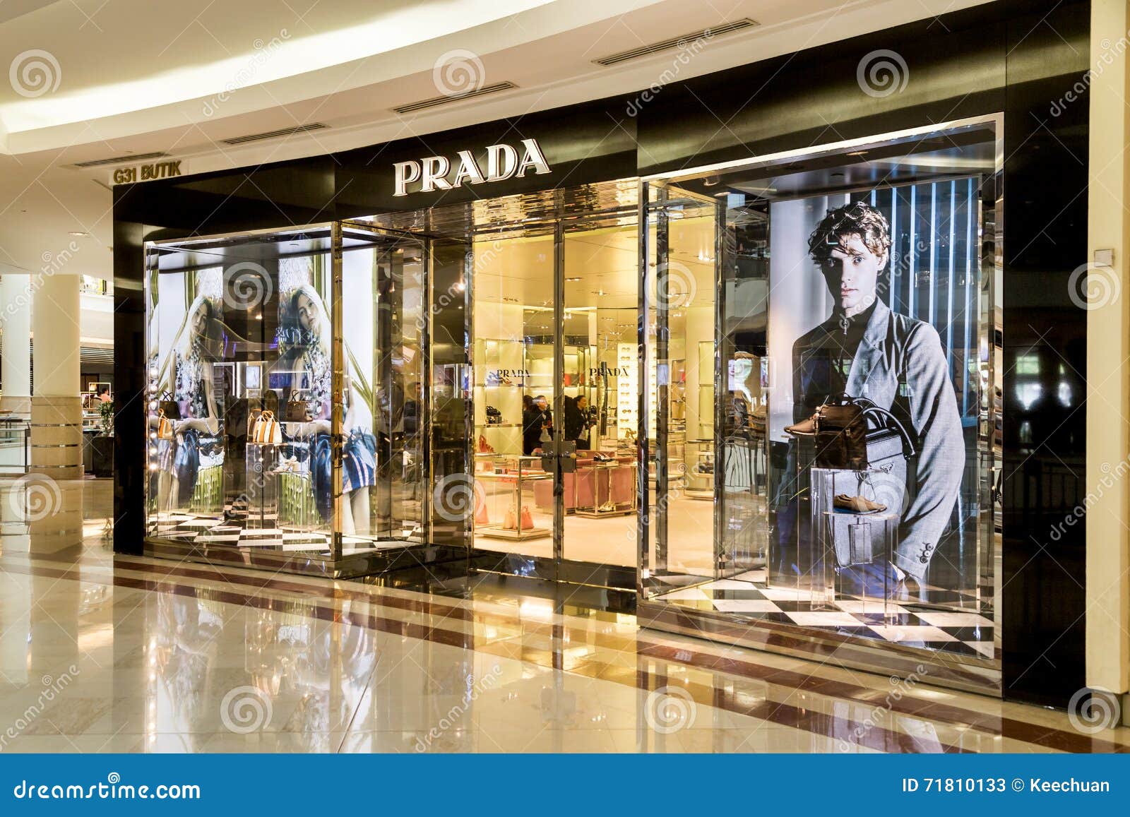 Prada Boutique at KLCC, Kuala Lumpur Editorial Stock Photo - Image of ...