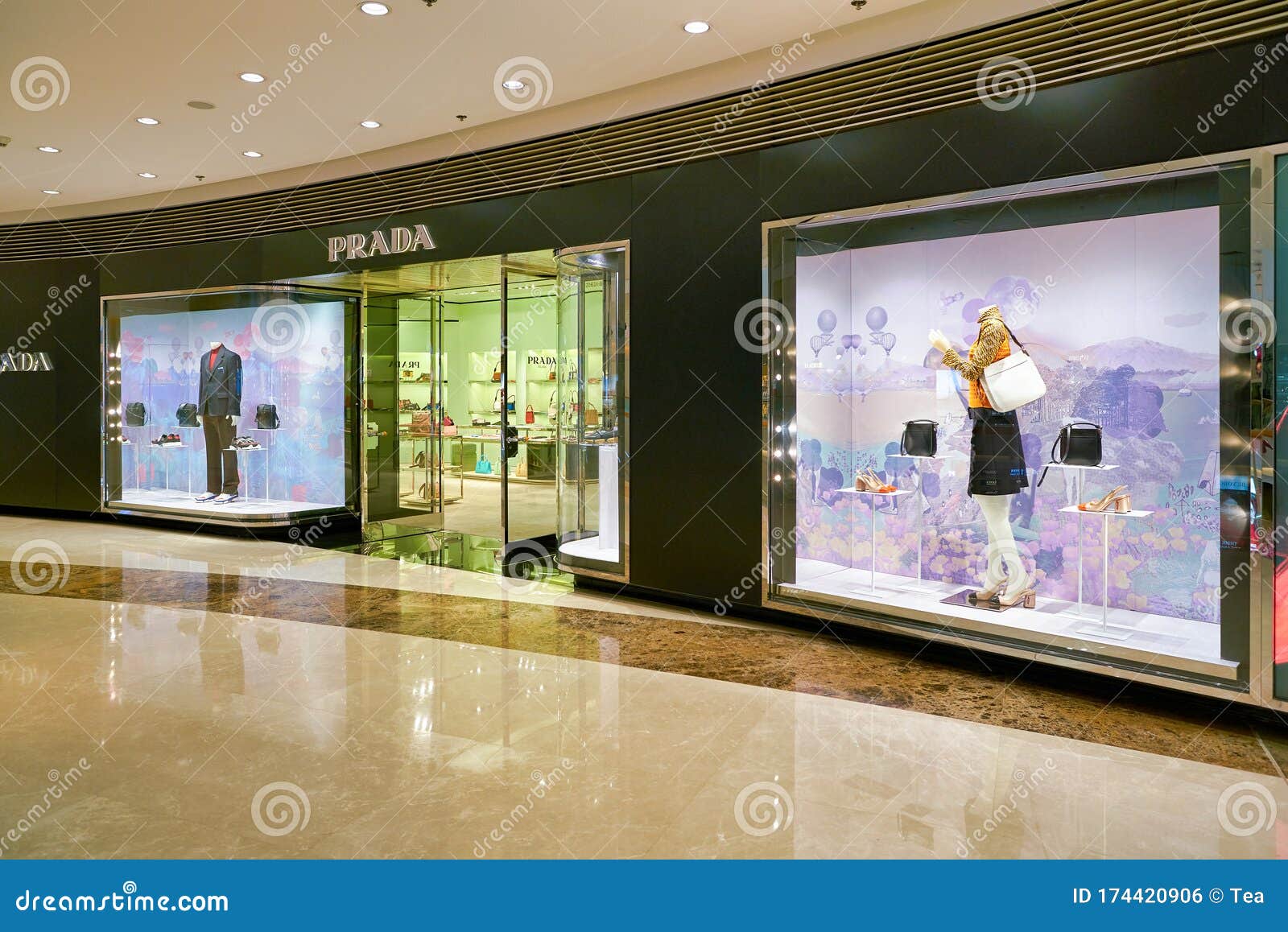 Prada store editorial photo. Image of high, market, boutique - 174420906