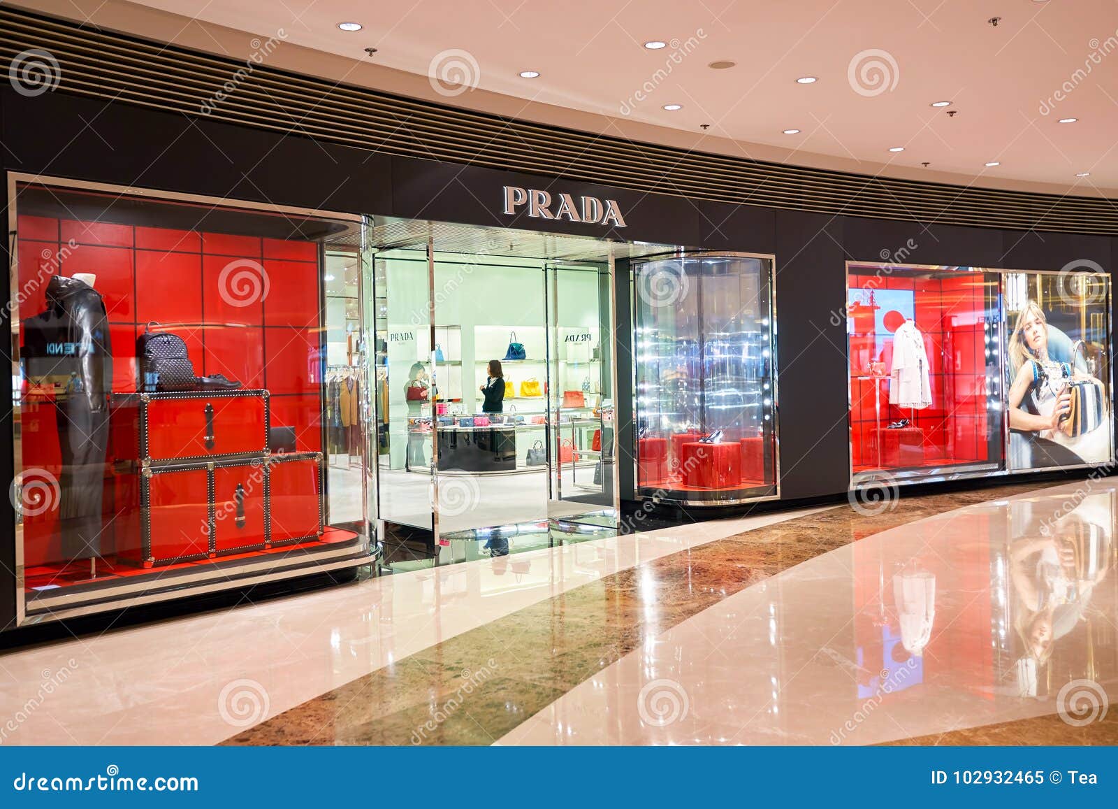 Prada store editorial image. Image of center, commercial - 102932465