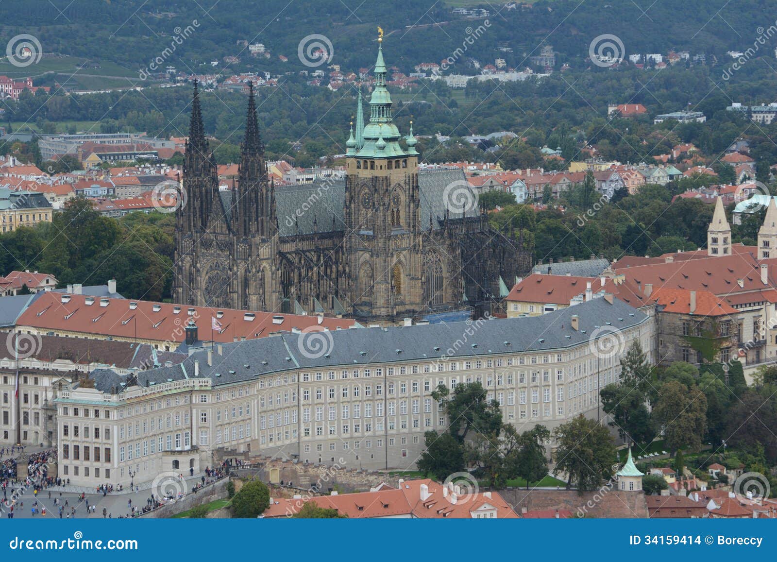 prague castle and st. vitus cathedral