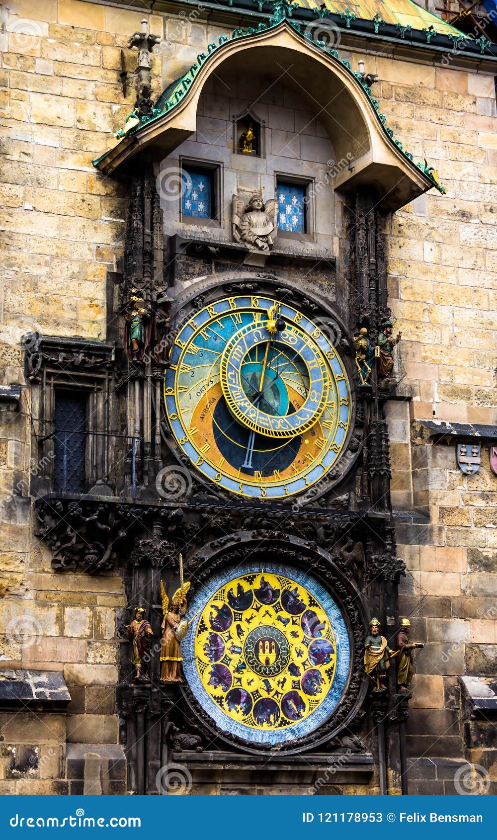 prague chimes. the medieval clock tower