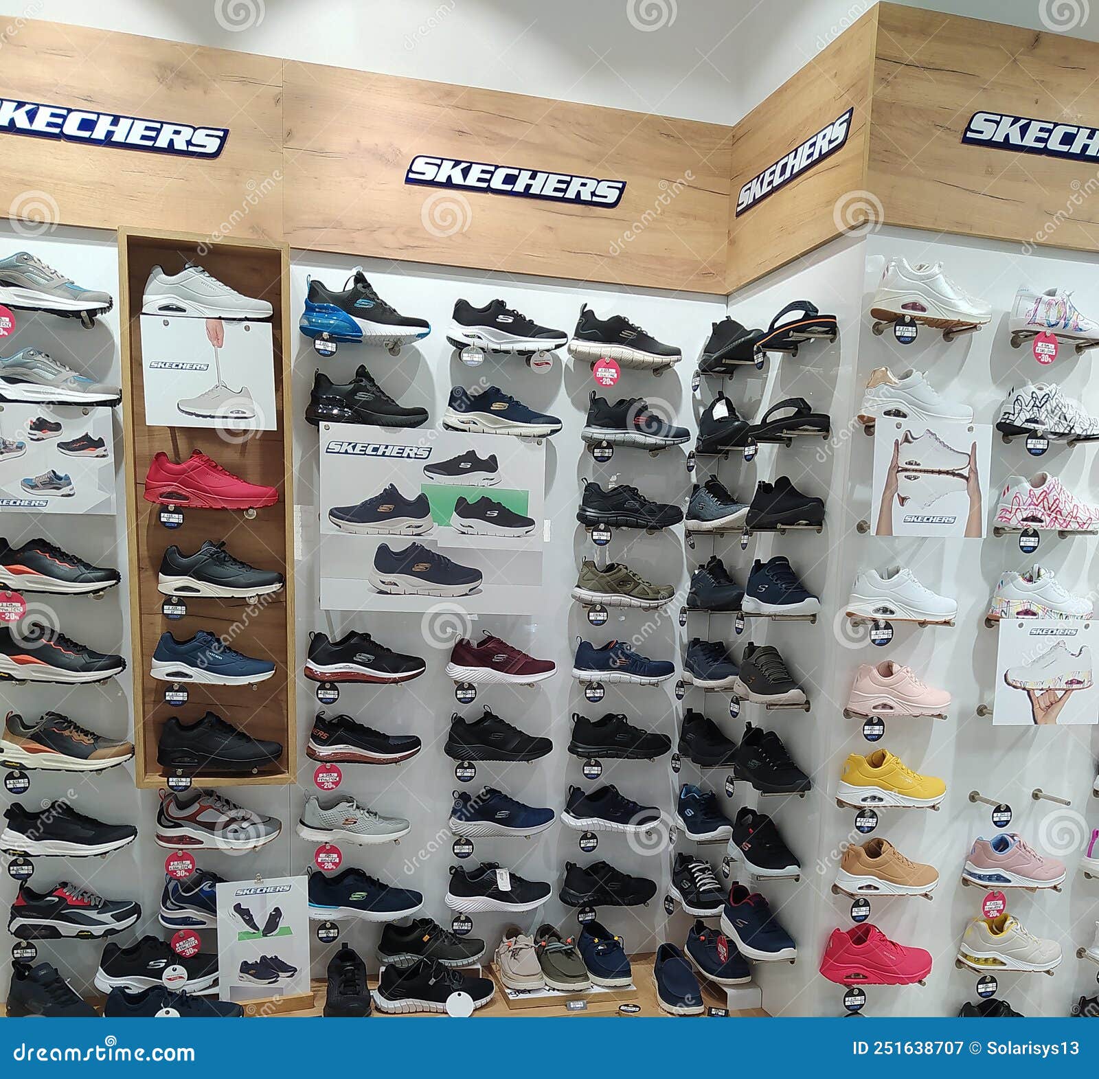 Skechers Sport Running Shoes Store in Prague, Czech Editorial Photography - Image center, destinations: 251638707