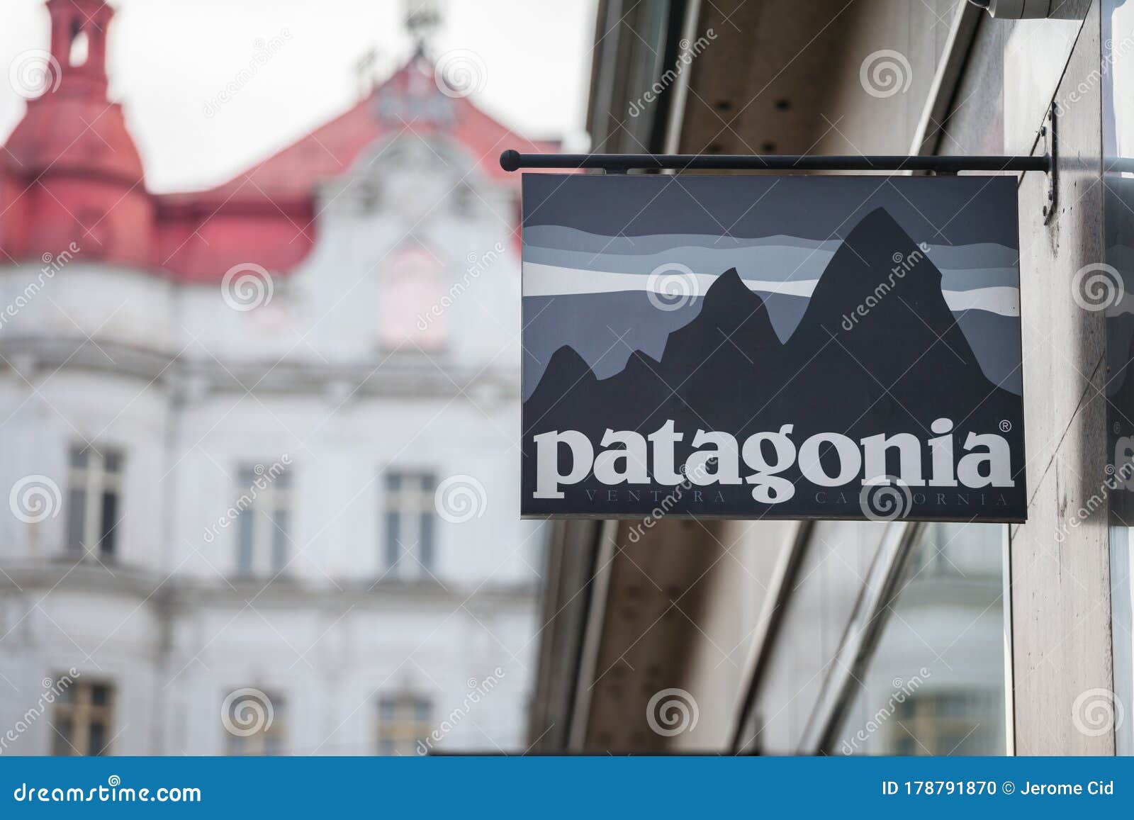 Patagonia Logo in Front of Their Store in Prague. Editorial Image ...