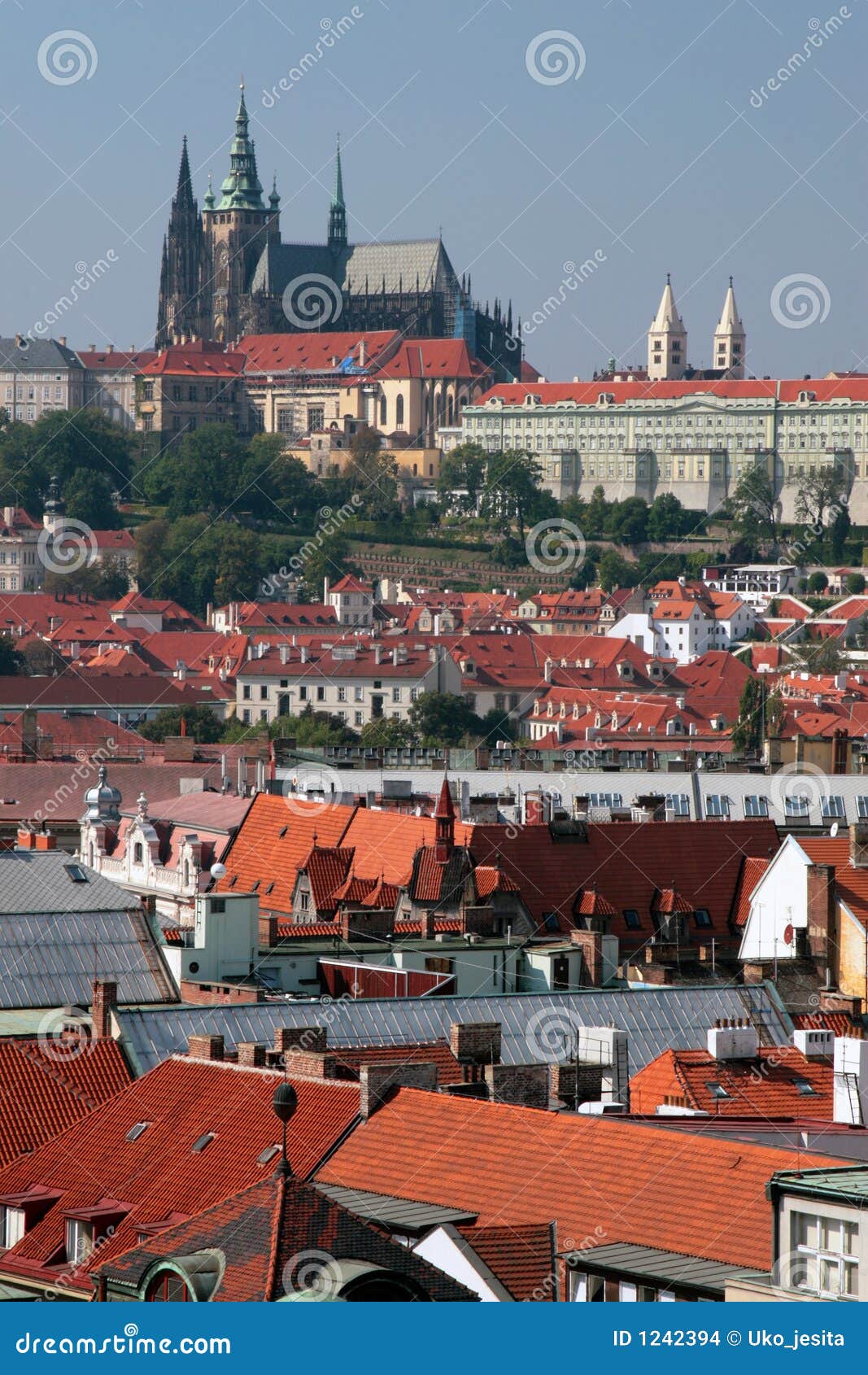 praha - prague, castle in the capital city of the czech republic