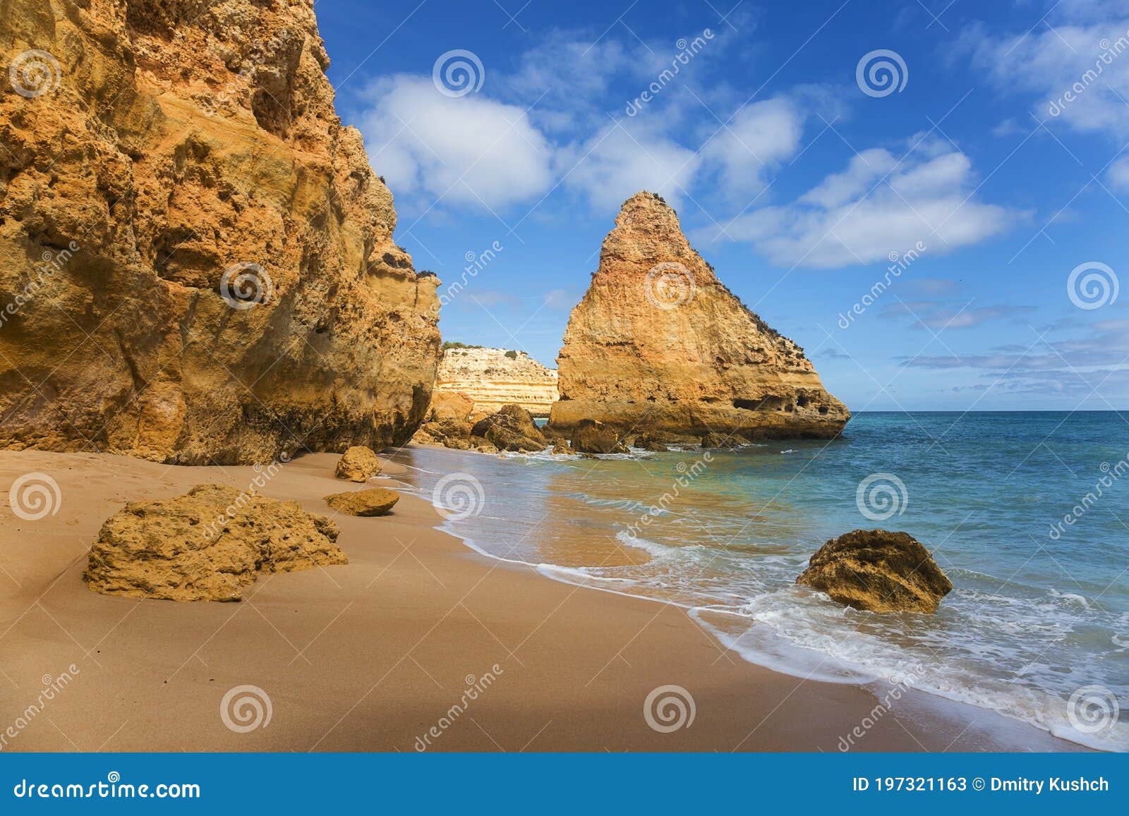 praia da dona ana beach, lagos, portuga