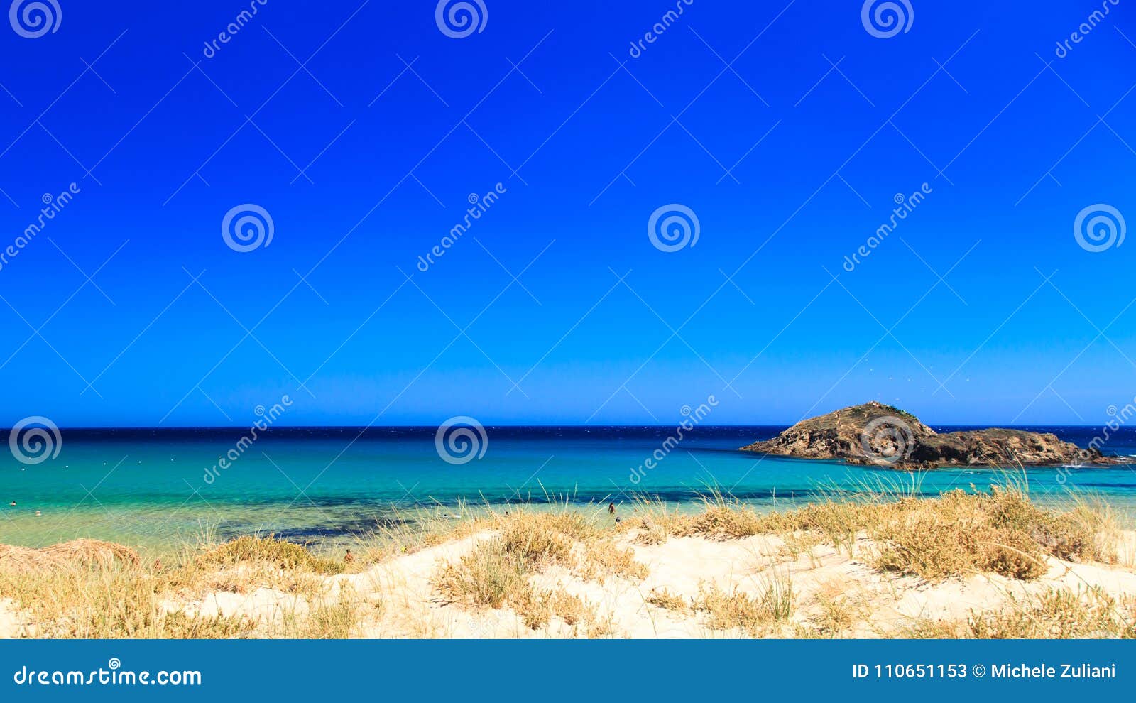 A Praia De Chia SU Giudeu, Sardinia Imagem de Stock - Imagem de curso ...