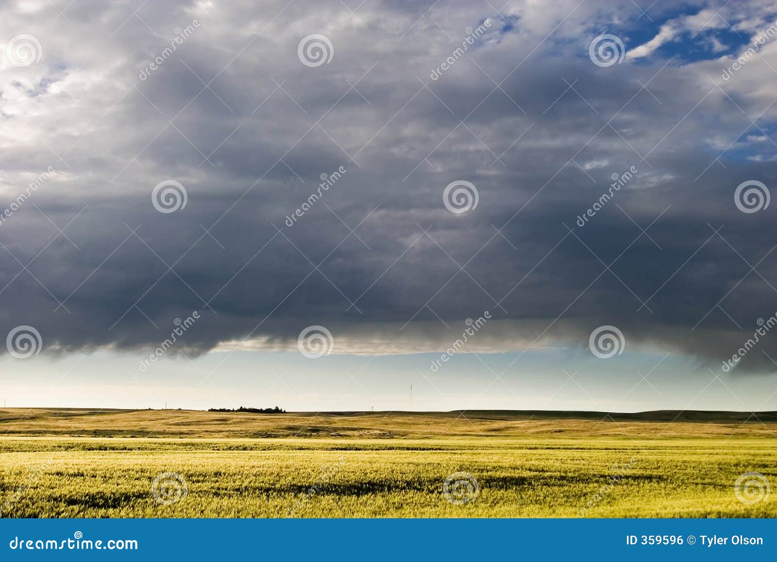 Prairie Sky Landscape stock photo. Image of prairie, grow 359596