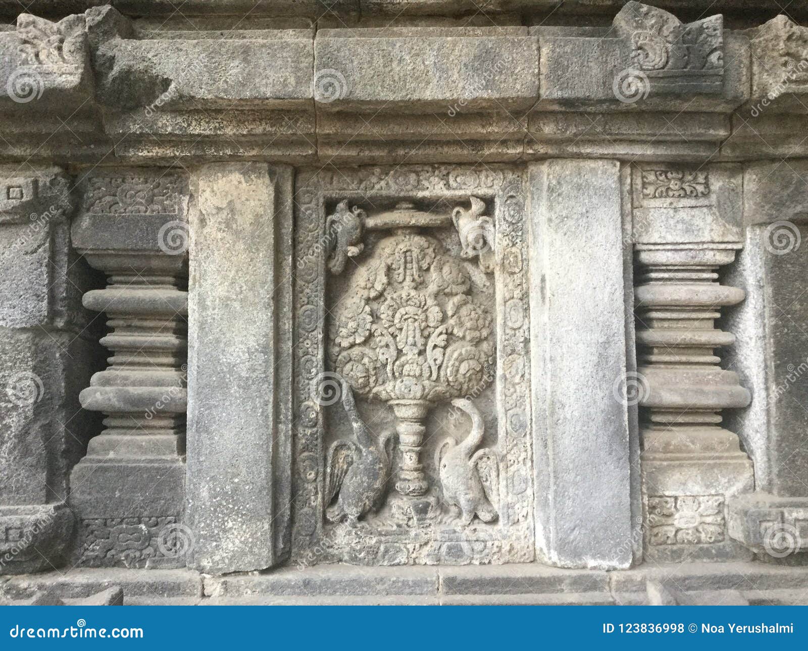 ancient .bas relief. hindu temples, indonesia