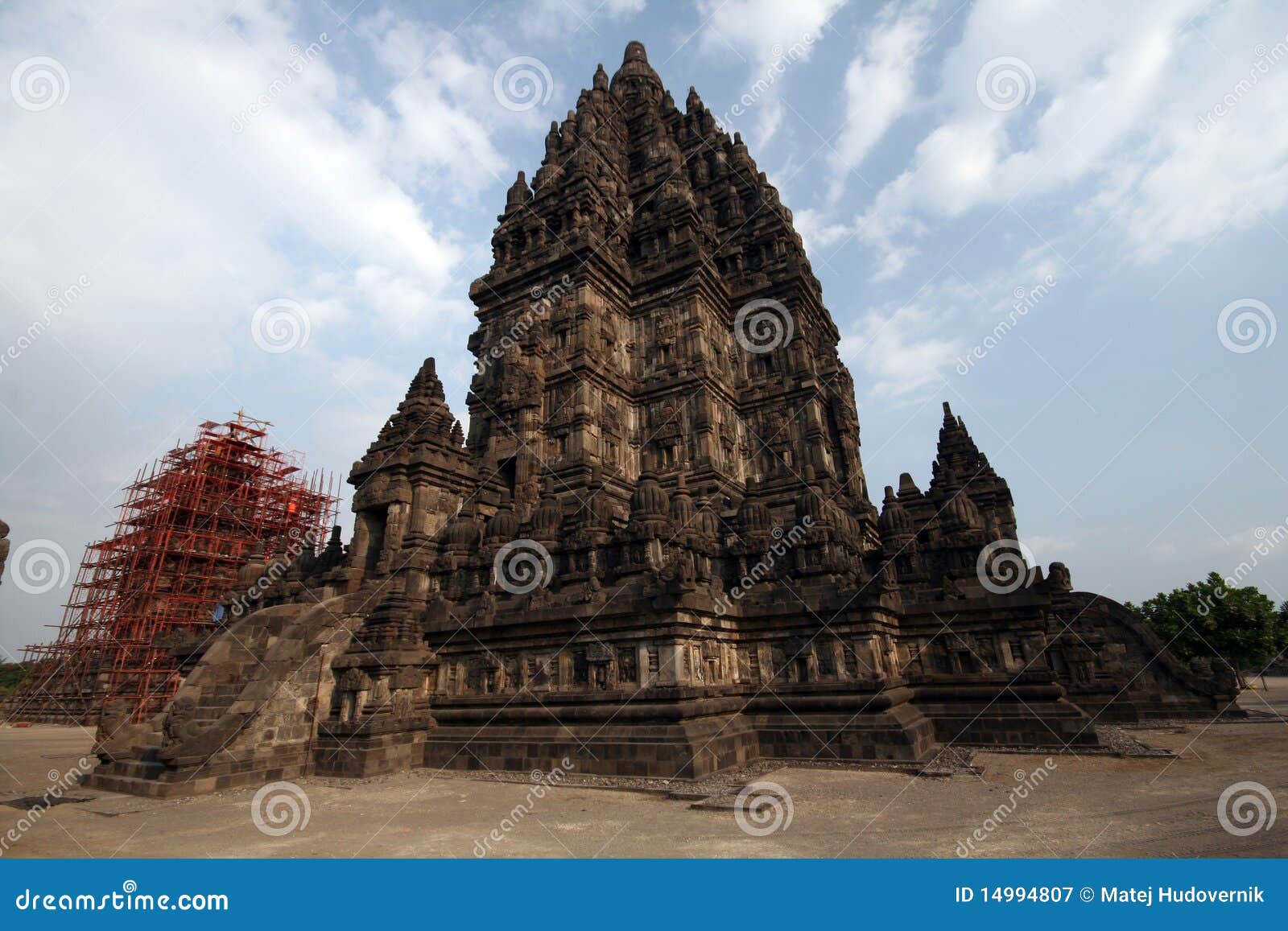 Prambanan temple near jogyakarta on the island of Java, Indonesia