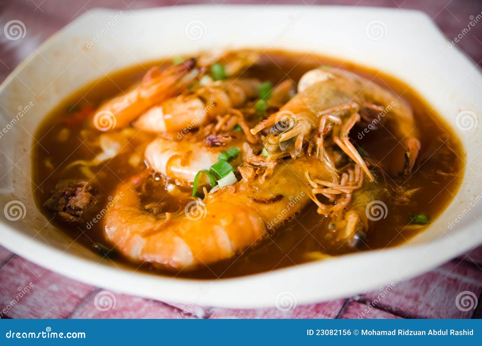 Prawn Mee Curry stock photo. Image of beverages, stew 