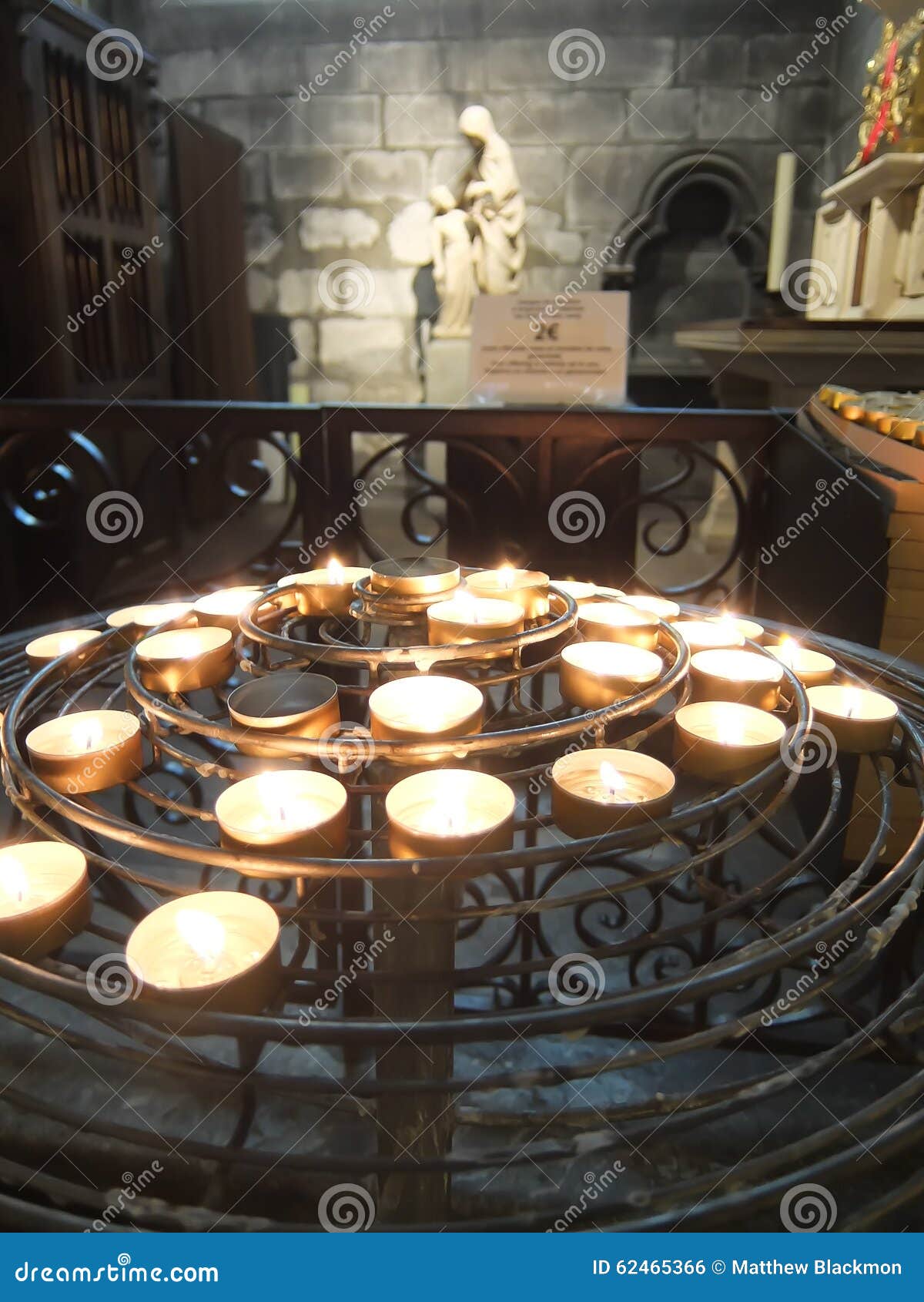 Prayer candles stock photo. Image of rosary, jesus, catholic 62465366