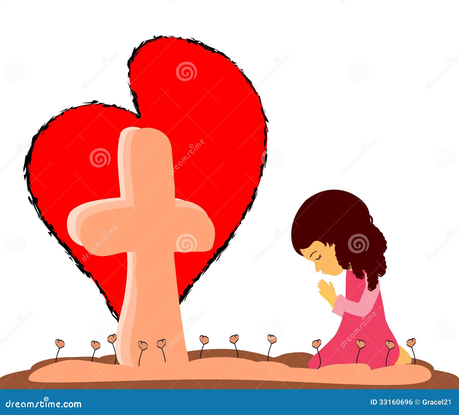 free clipart little girl praying - photo #31