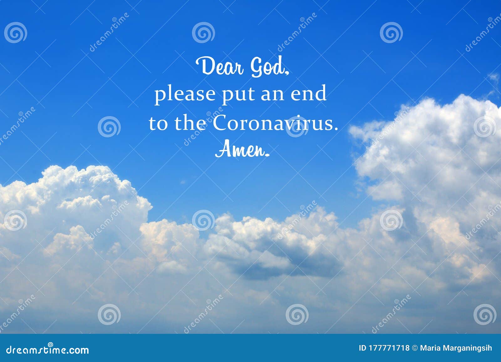 Prayer Inspirational Quote - Dear God, Please Put an End To the ...