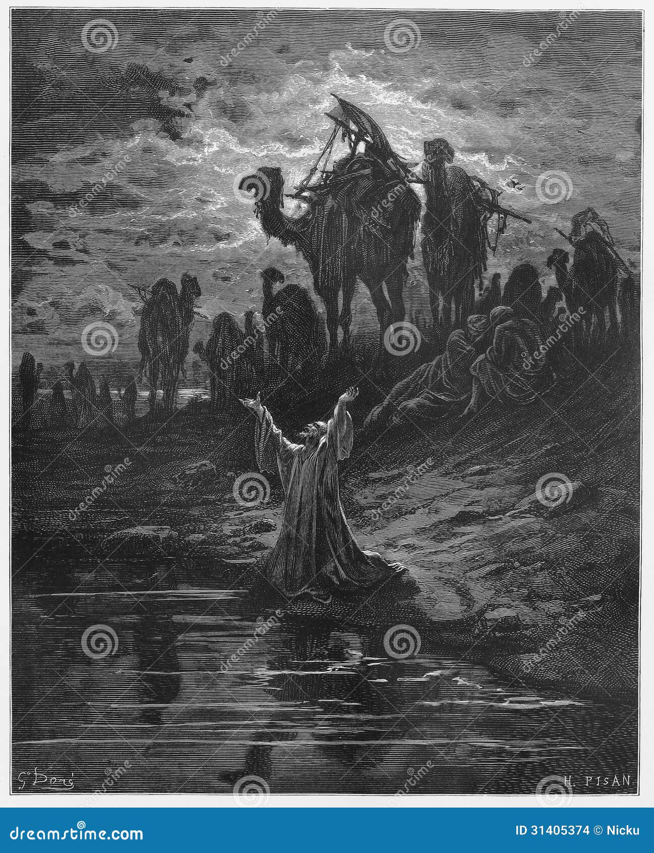 The prayer of Jacob editorial stock image. Illustration of faith 31405374