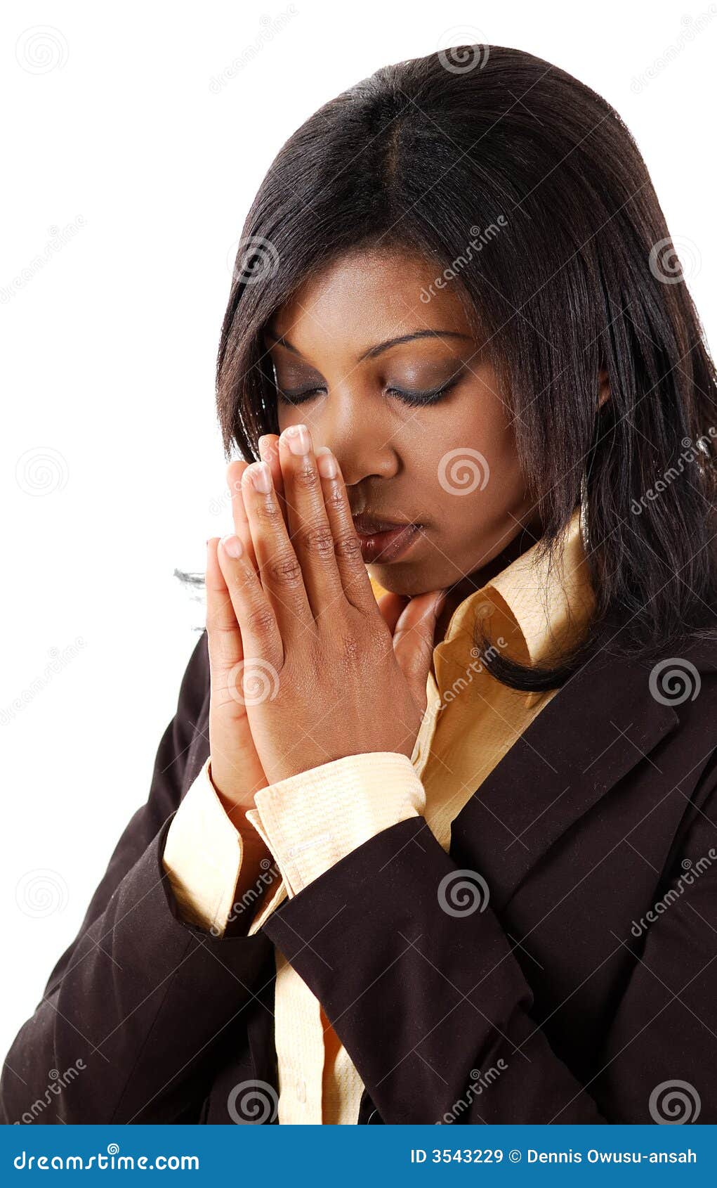 prayerful woman