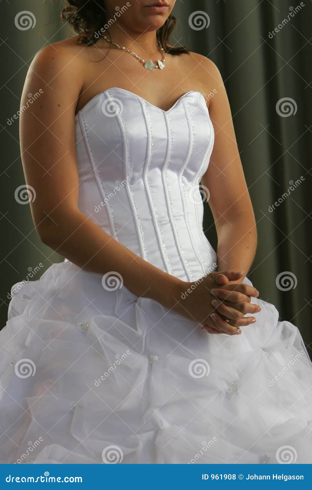 Praying bride stock photo. Image of wedlock, bridal, gown - 961908