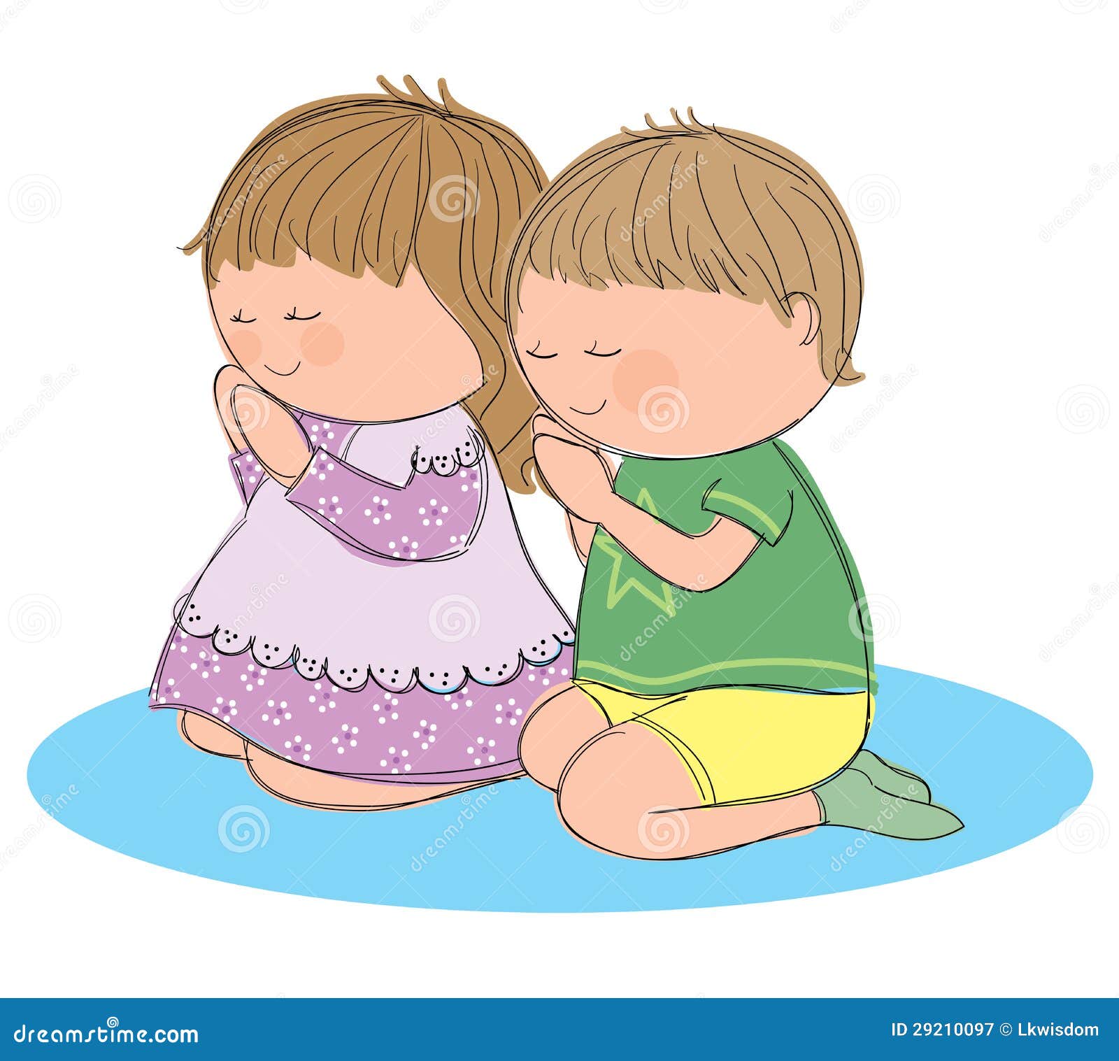 free clipart little girl praying - photo #28