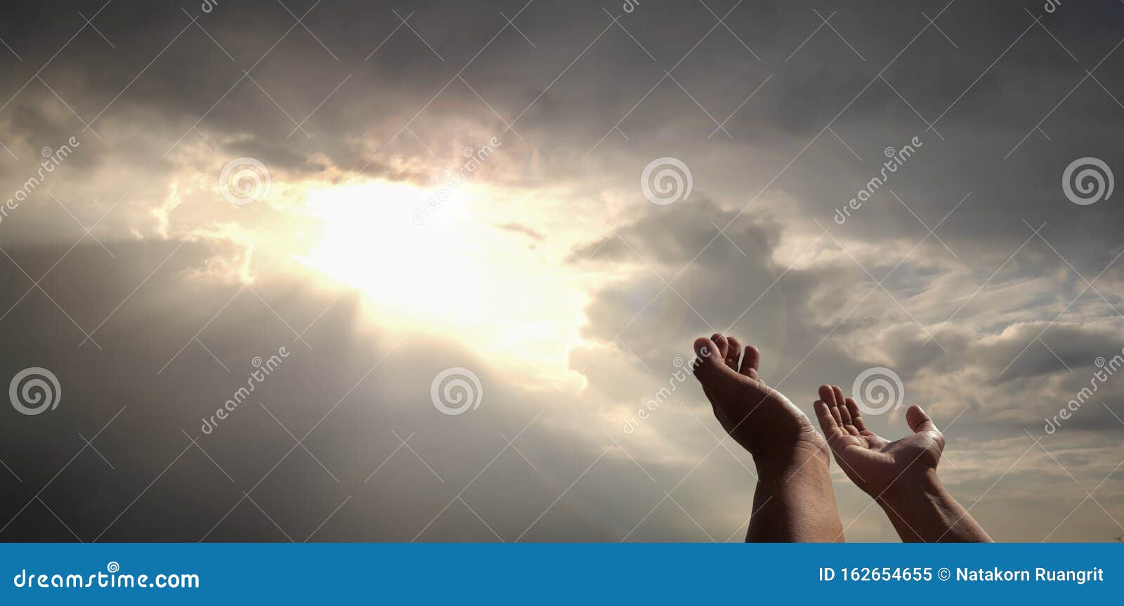 Praying Hands Sunset