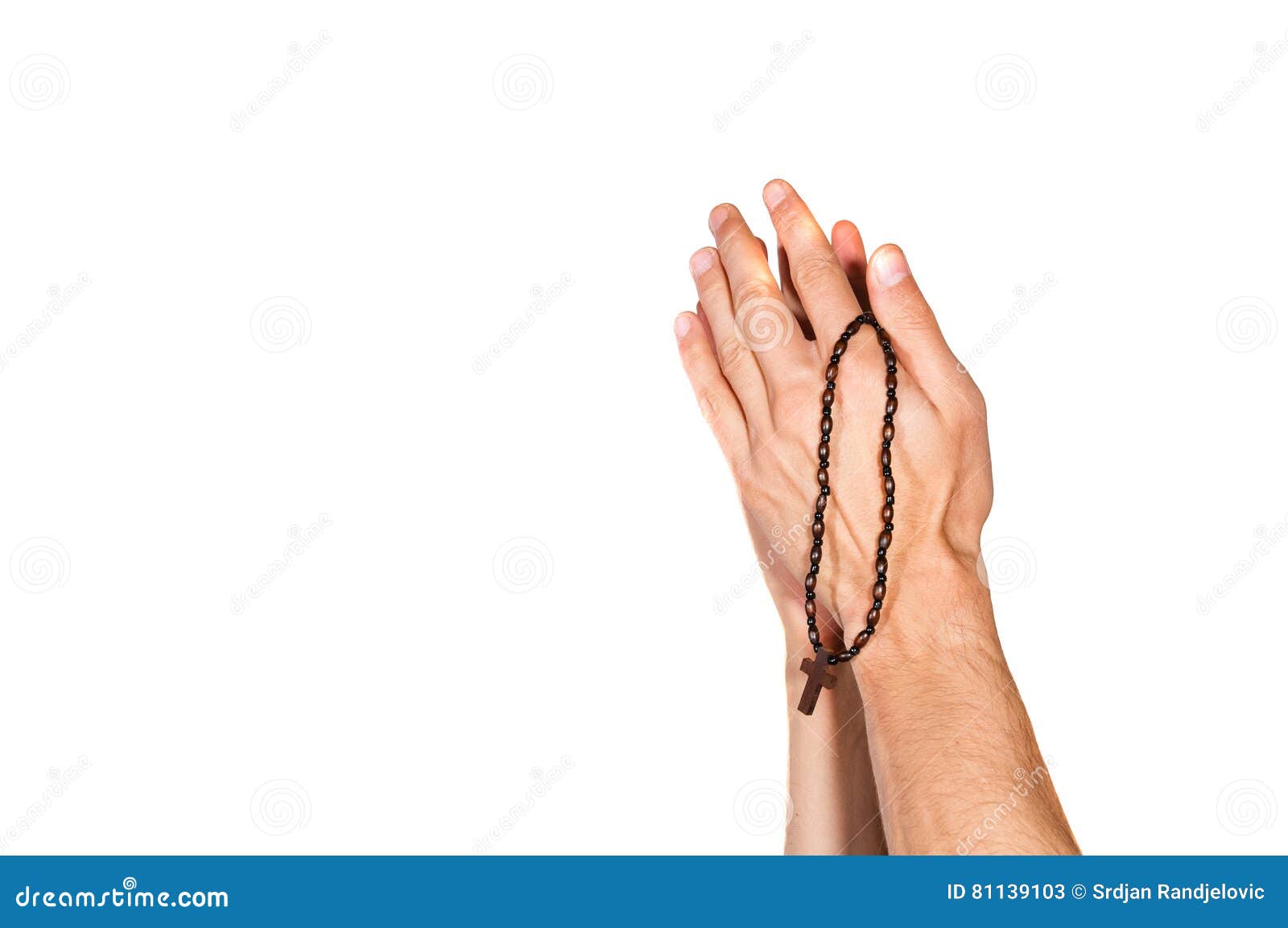 praying hands with rosary stock image image of background 81139103