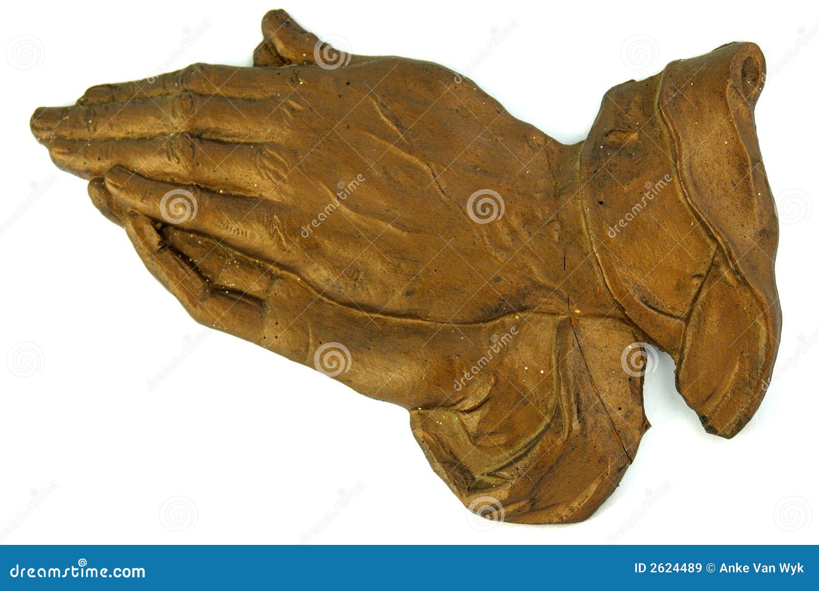 Praying hands on white stock image. Image of artistic 2624489