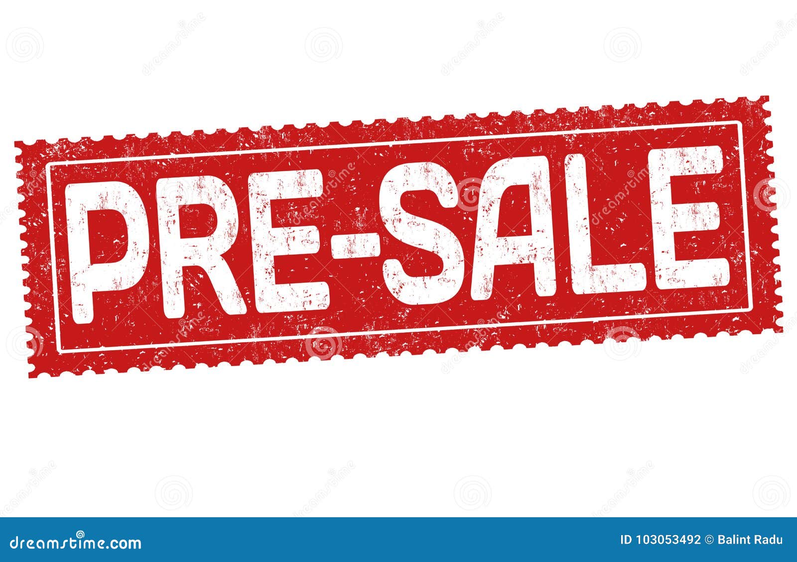 Presale Grunge Rubber Stamp Stock Vector Illustration of order