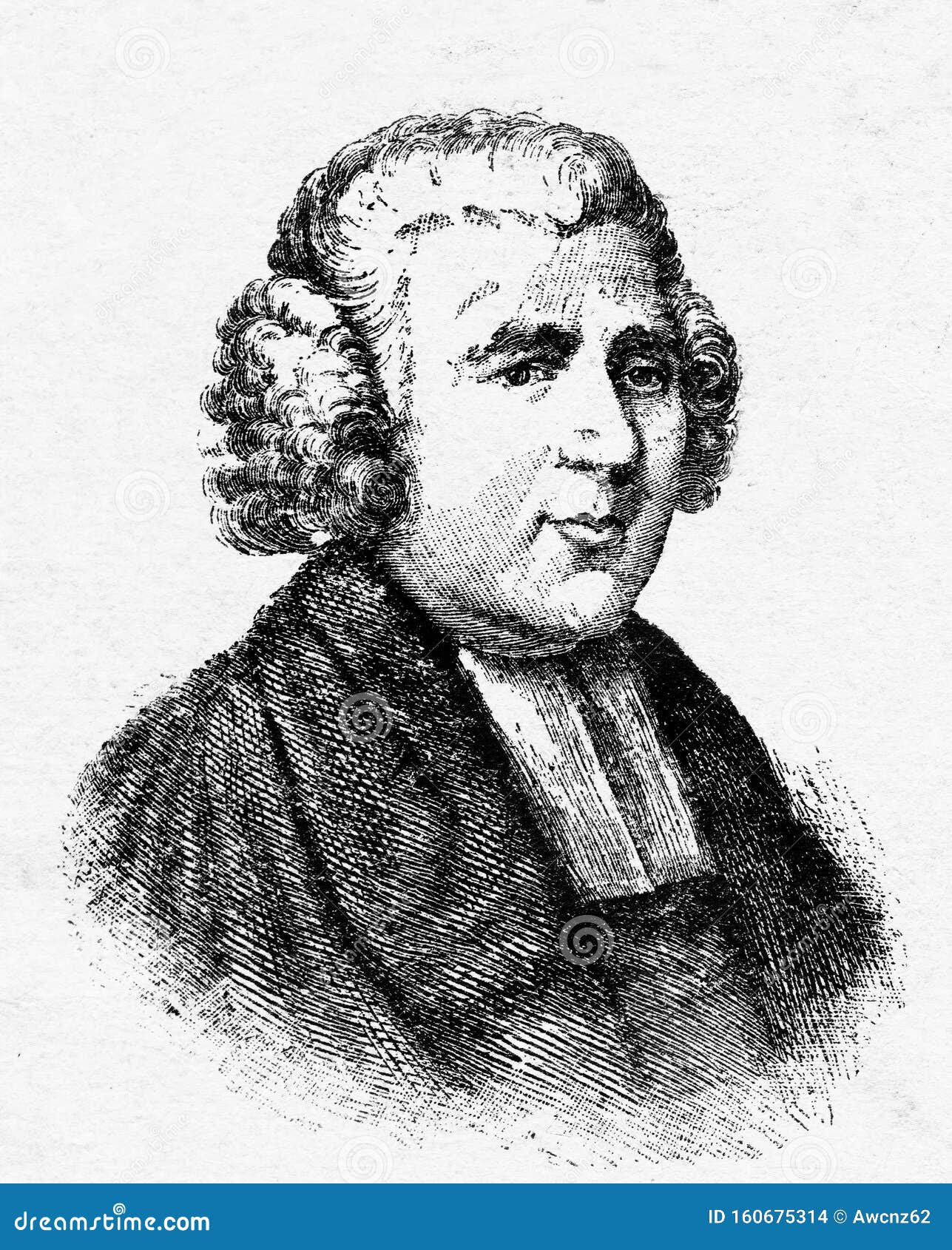 Preacher And Author John Newton Editorial Stock Image Image Of English 18th