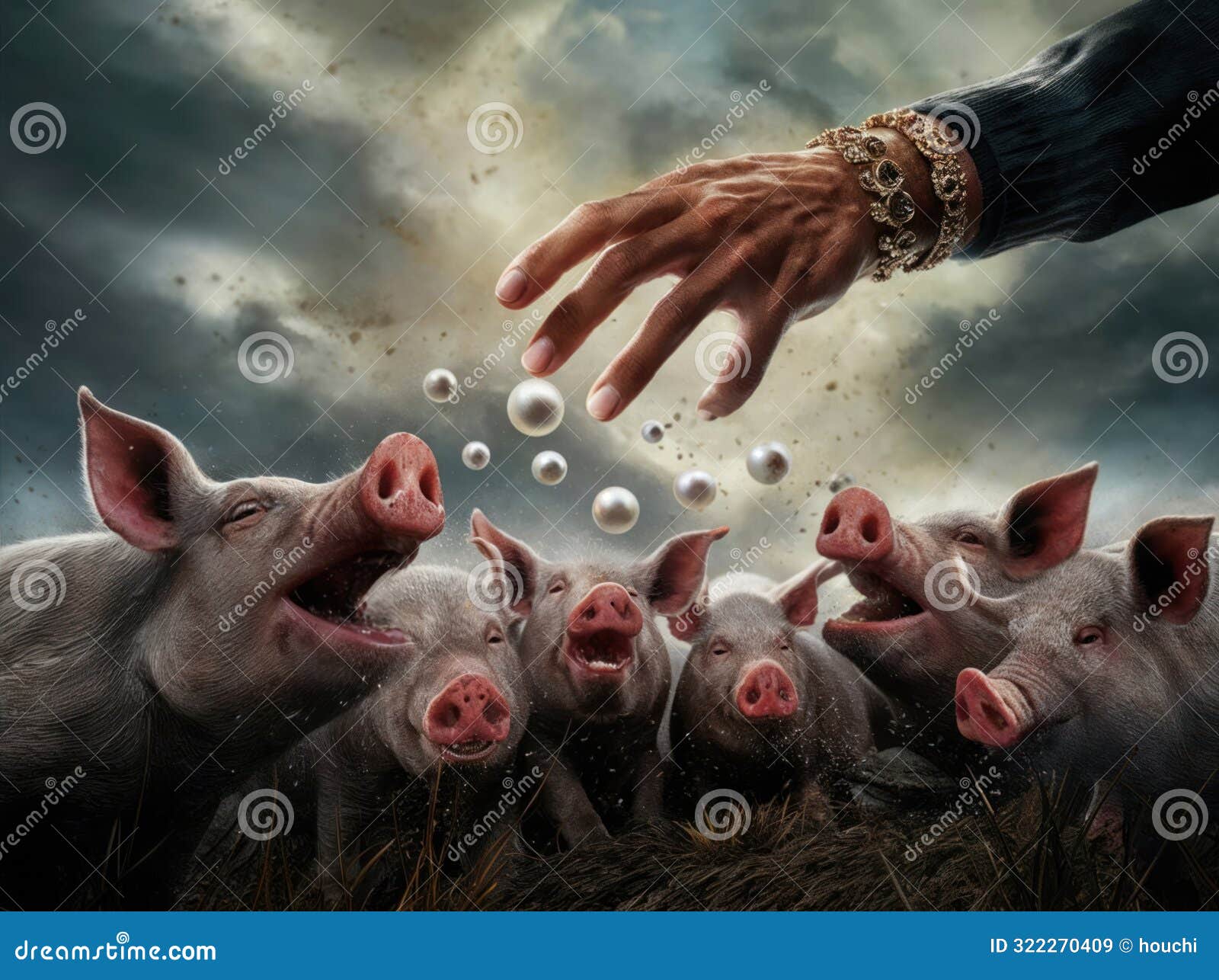 precious pearls being thrown to swines