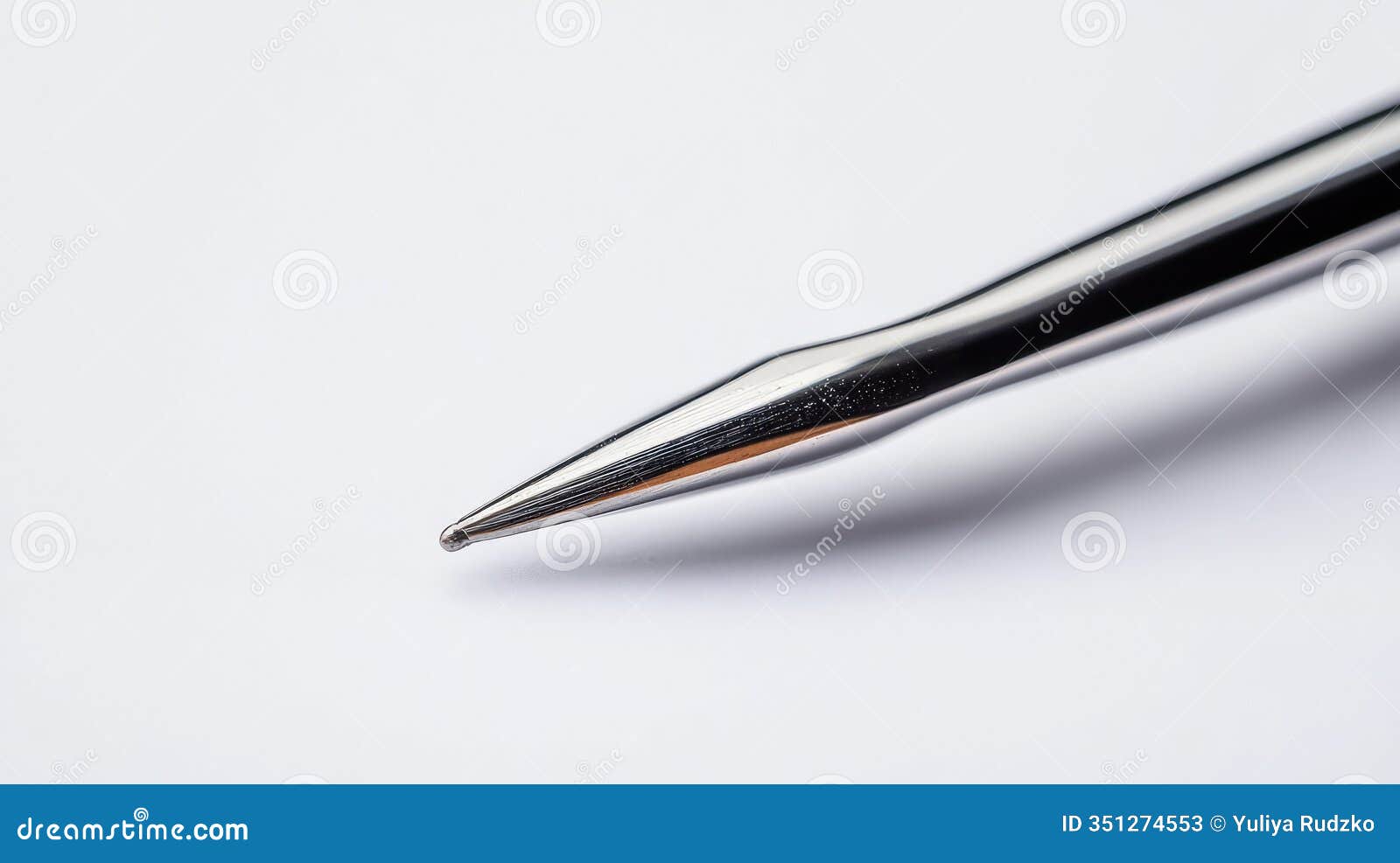 precision tweezers with fine tips on white  background