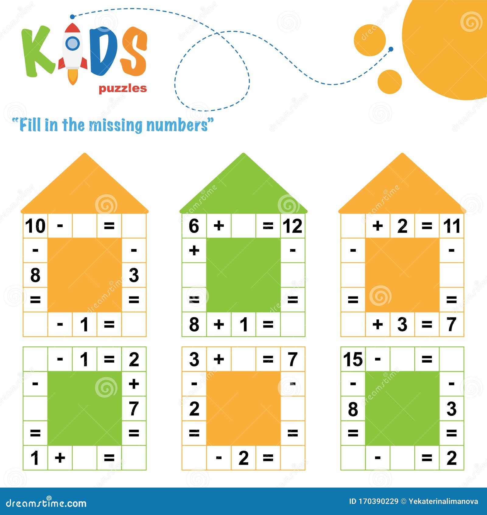 Jogo de matemática em multiplicação para crianças em idade pré-escolar e  escolar preencha os números que faltam