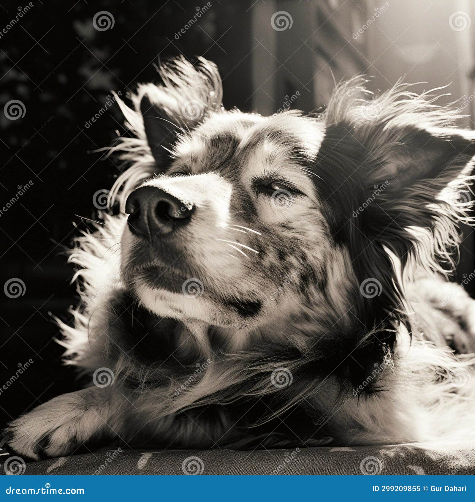 Preference for Sleeping Positions in Dogs Stock Image Image of