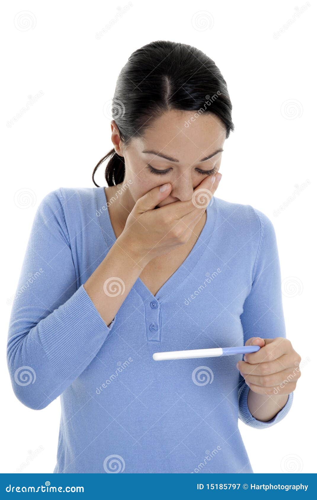 Pregnancy shock stock image. Image of result, stress 15185797