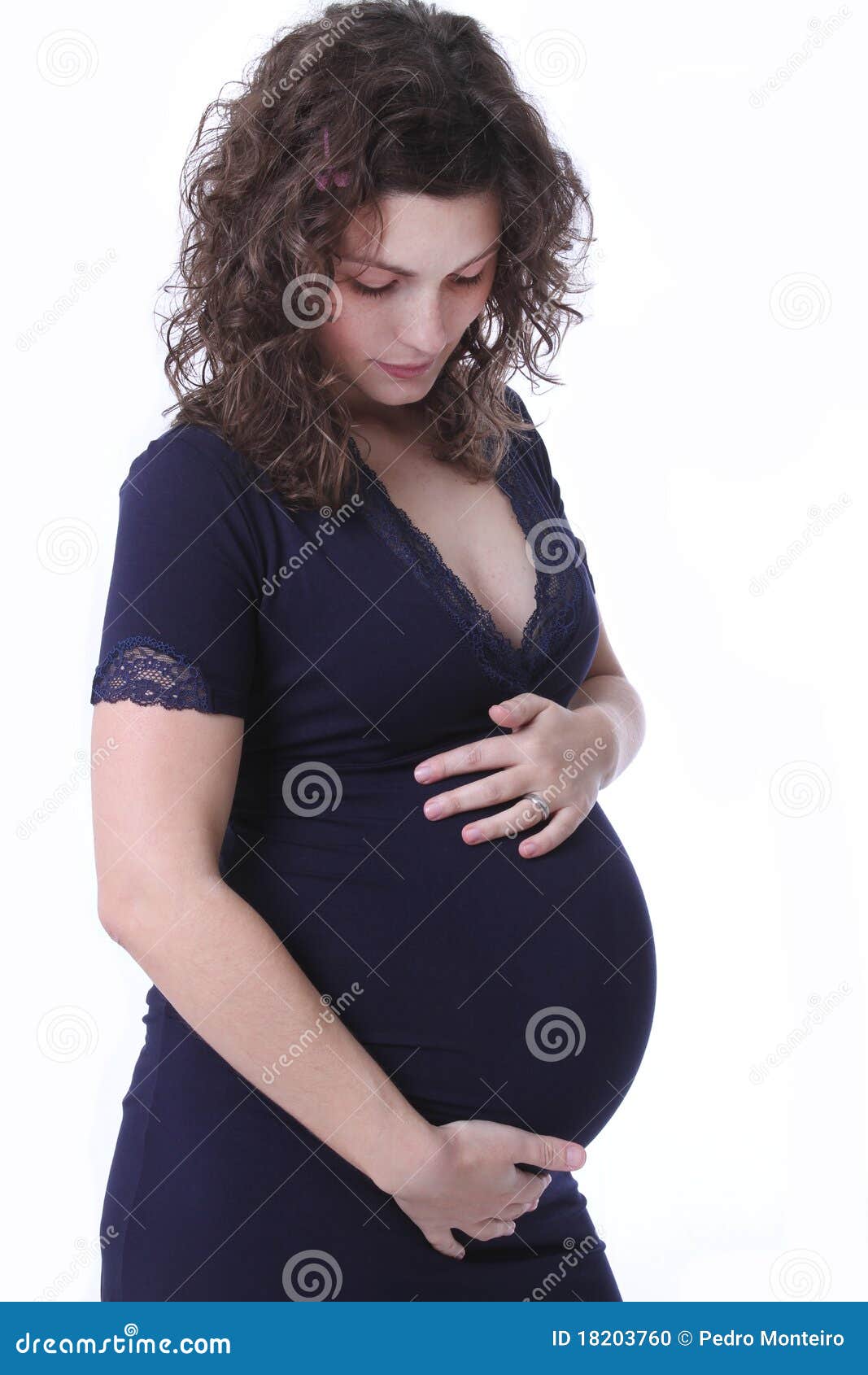 Pregnant belly girl stock photo. Image of female, body 18203760