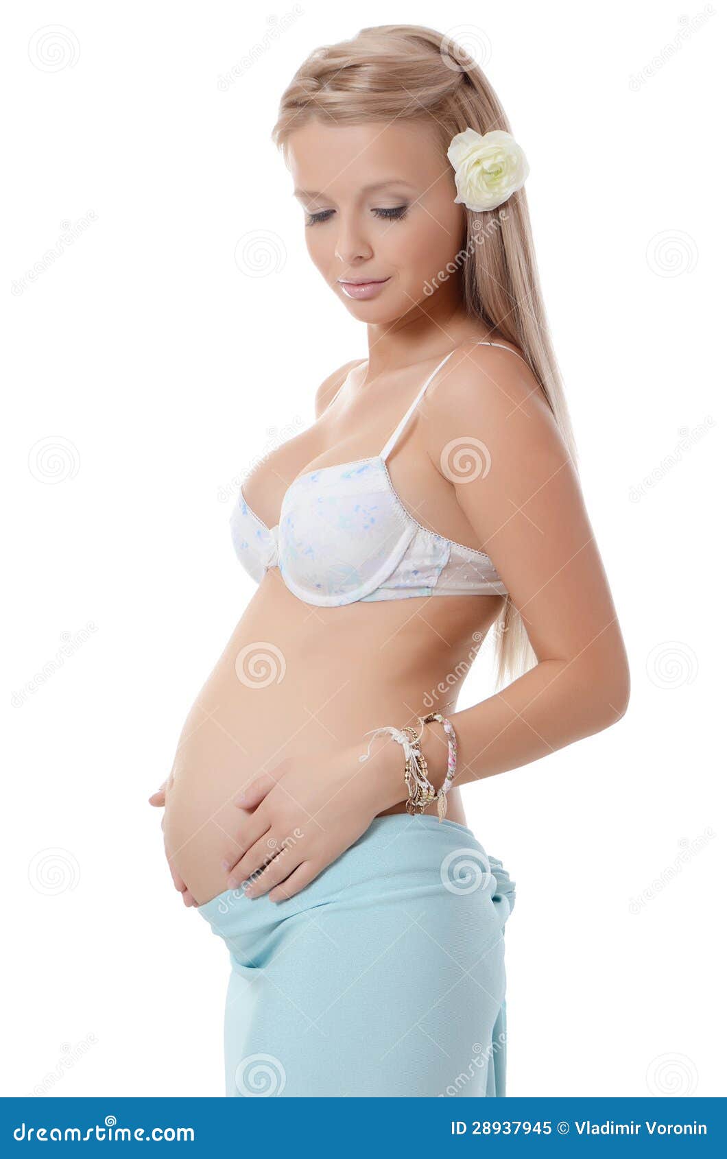 Blonde Pregnant Teen