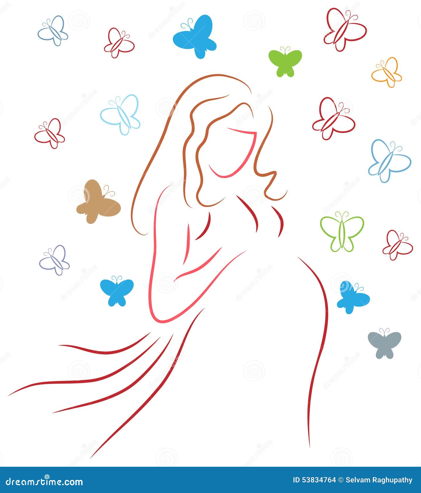 Drawing Of Pregnant Woman 58