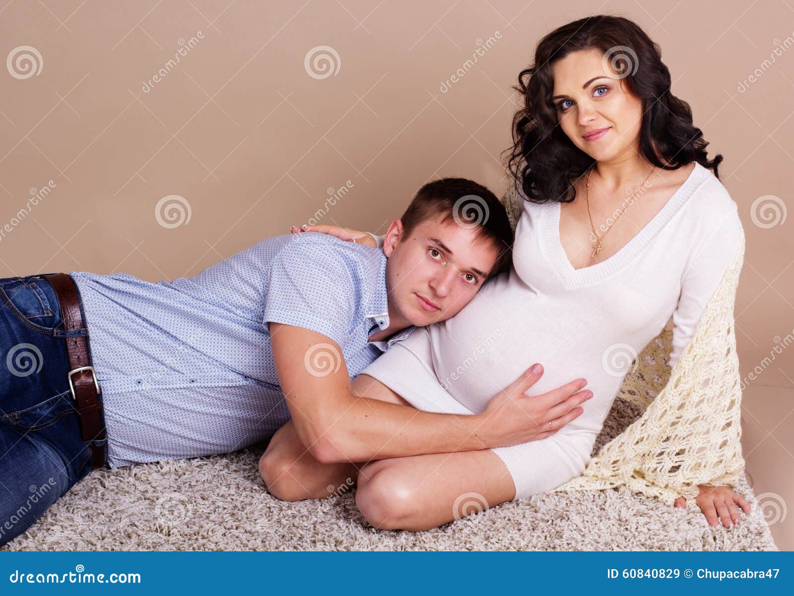 woman pregnant with a boy