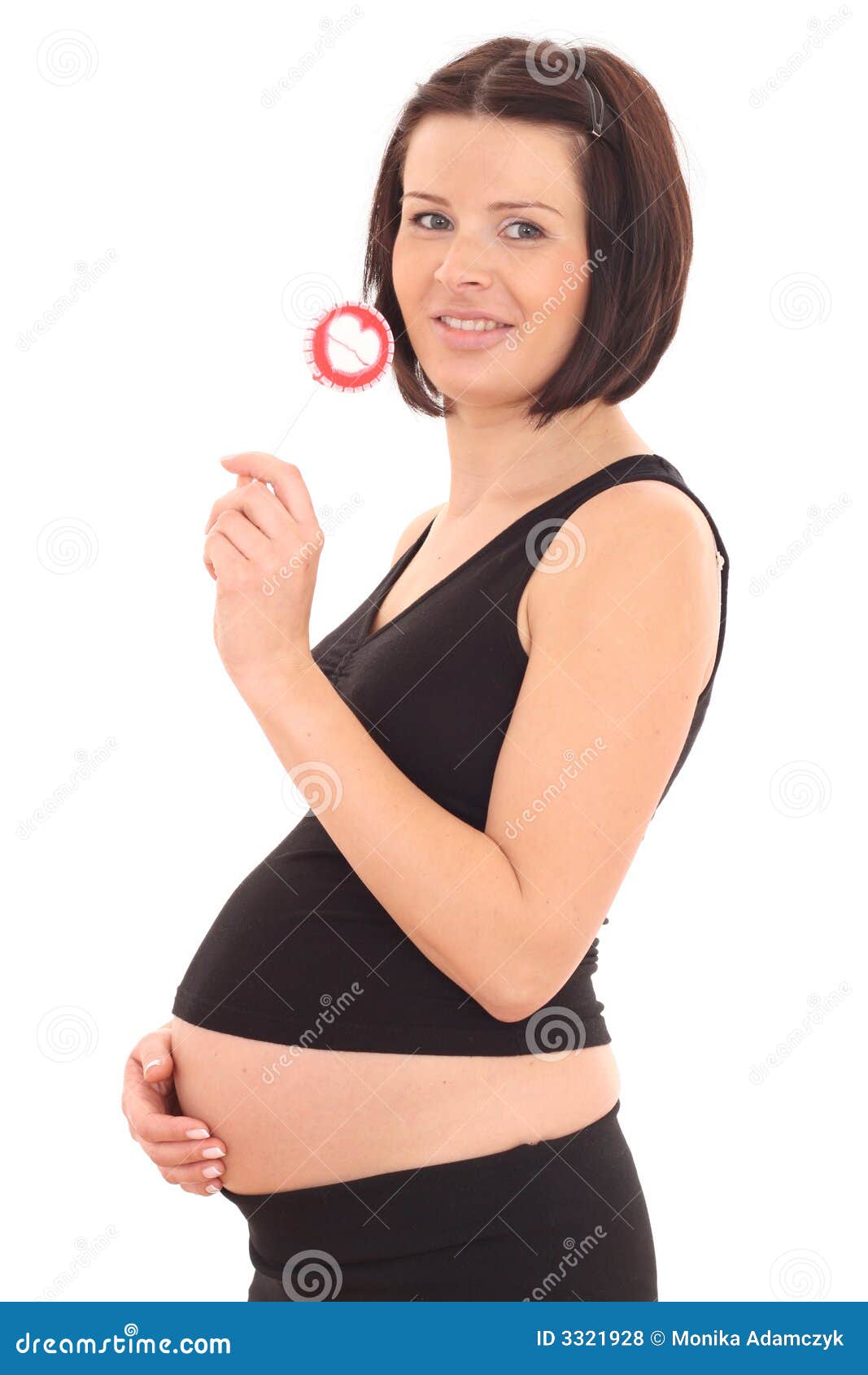 Pregnant and sweets stock photo. Image of girl, attractive 3321928
