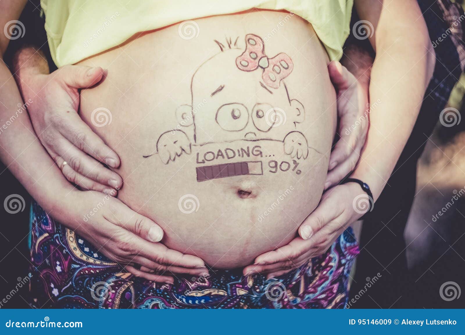 Pregnant Woman Belly Stock Image Image Of Girl Body 95146009
