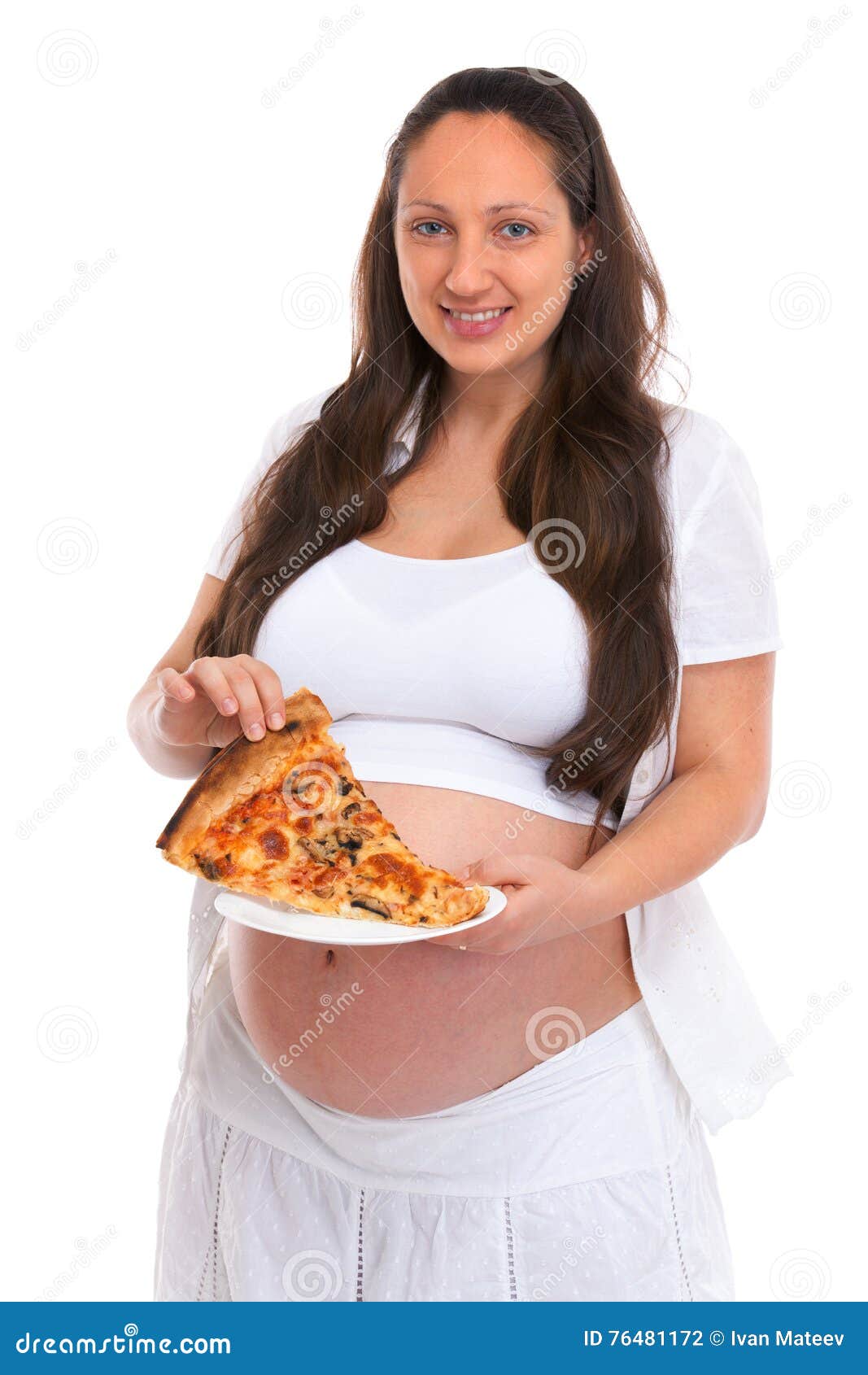 Pregnant Woman Eating Pizza Stock Photo - Image of belly ... Pregnant Woman Eating Pizza Stock Photo - Image of belly ...