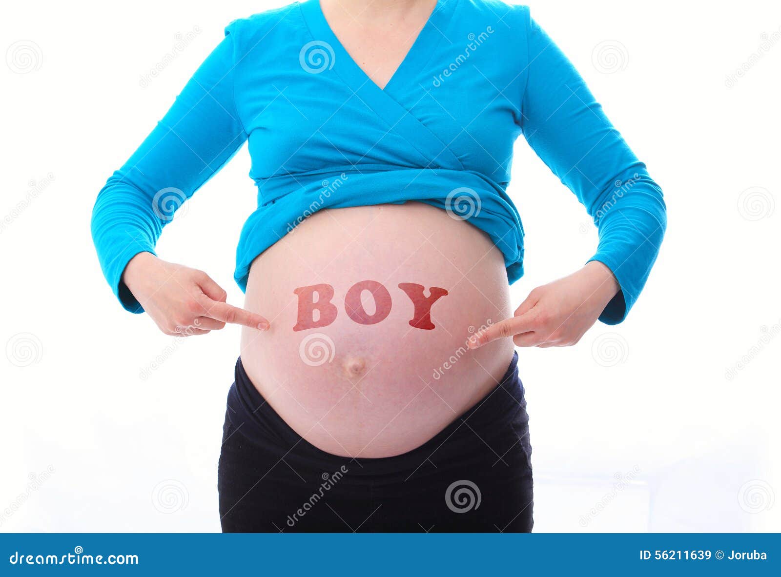 baby boy carrying belly