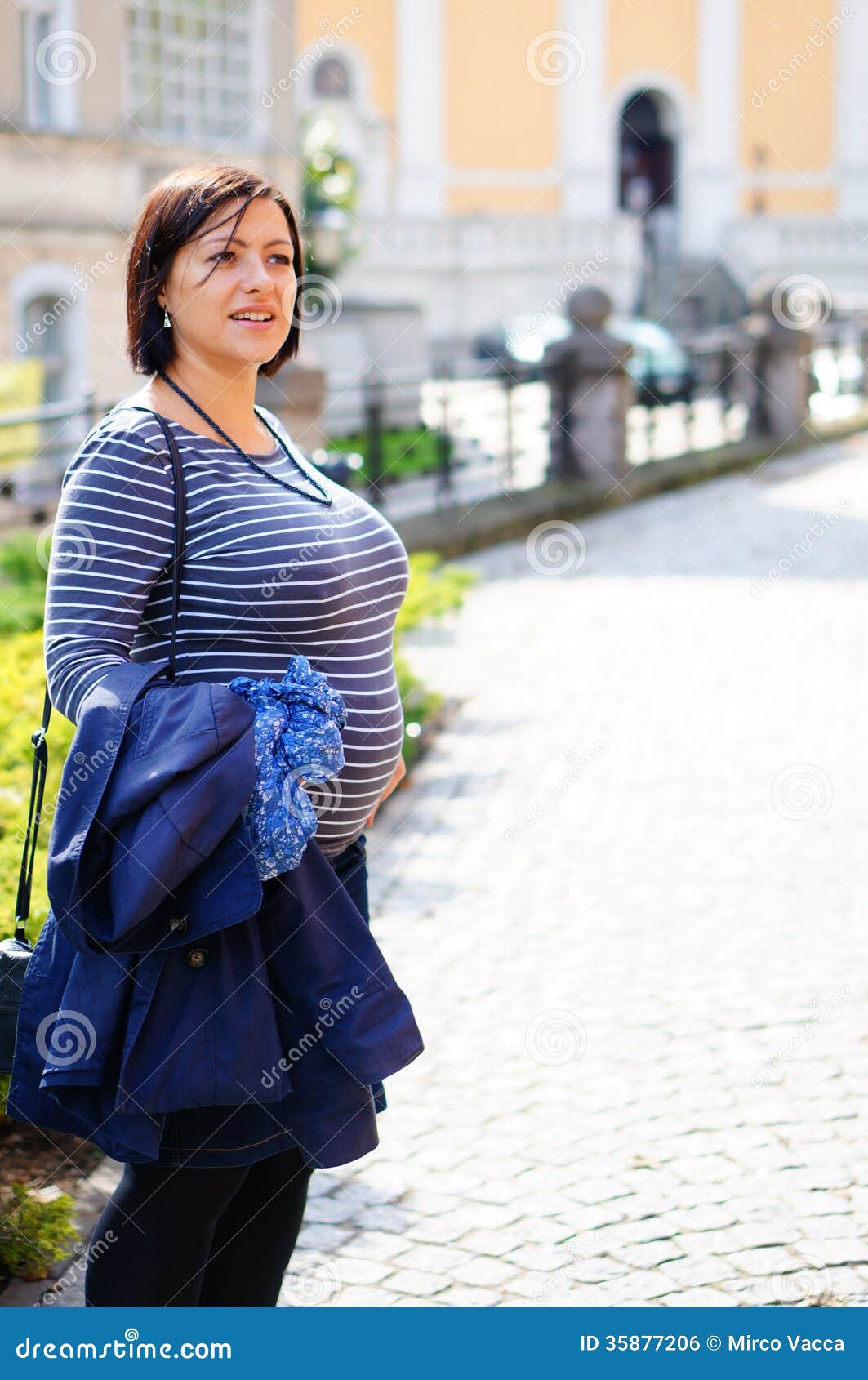 Pregnant woman stock photo. Image of health, woman, outdoors 35877206