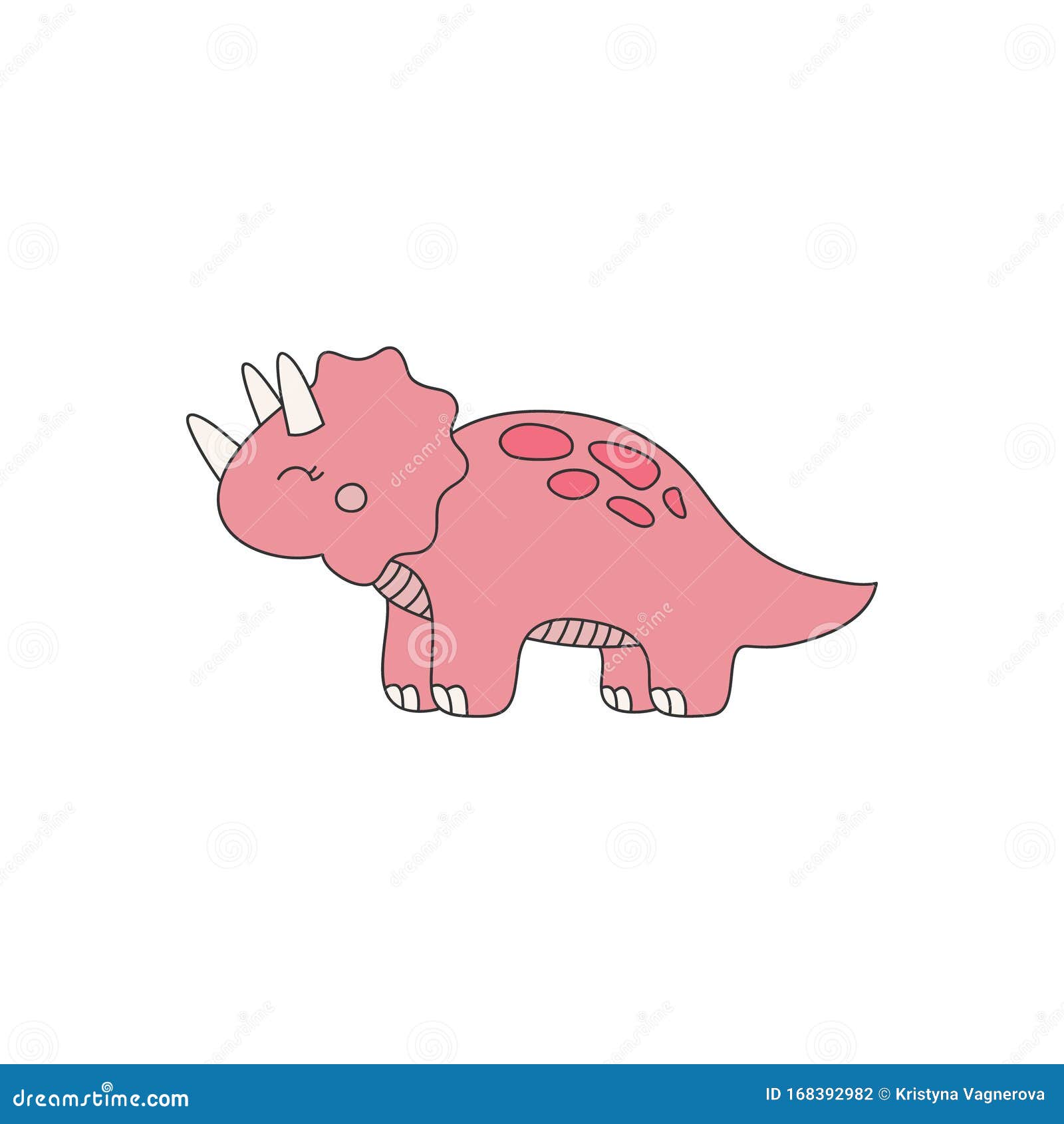 Dinosaur Triceratops Cute Vector Illustration Stock Vector Illustration Of Legs Creature Dinosaur Triceratops Cute Vector Illustration Stock Vector Illustration Of Legs Creature