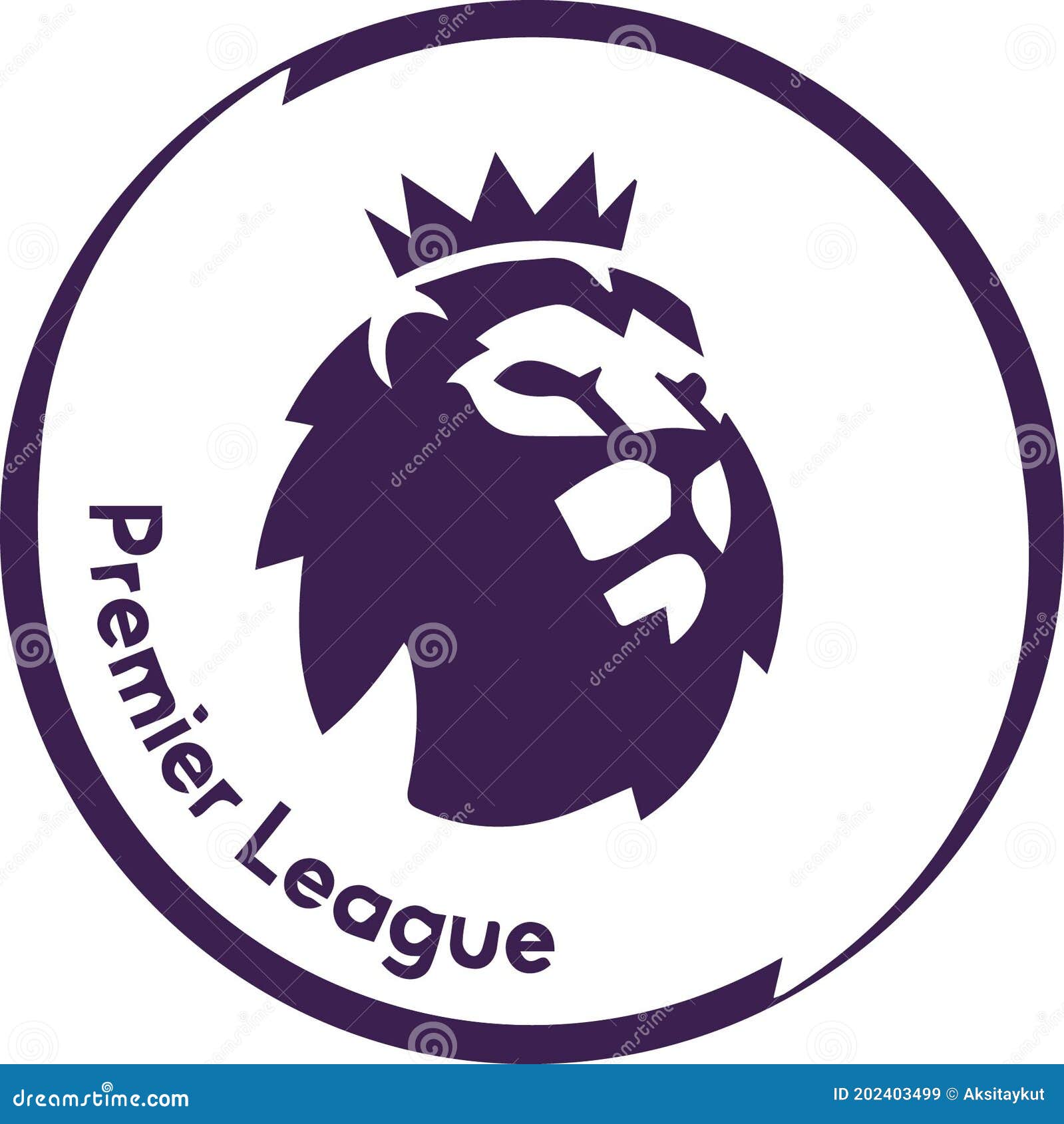 Vector set of 67 English football club's logos including Premier League,  Championship and League One Stock Vector