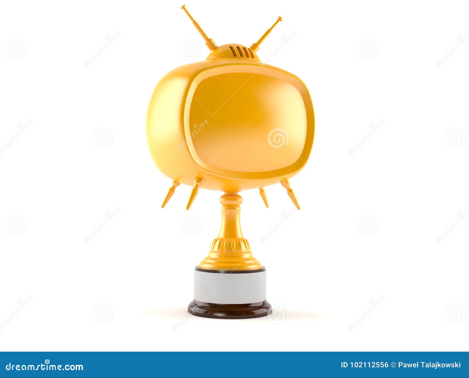 Premio de la TV stock de ilustración. Ilustración de fondo 102112556