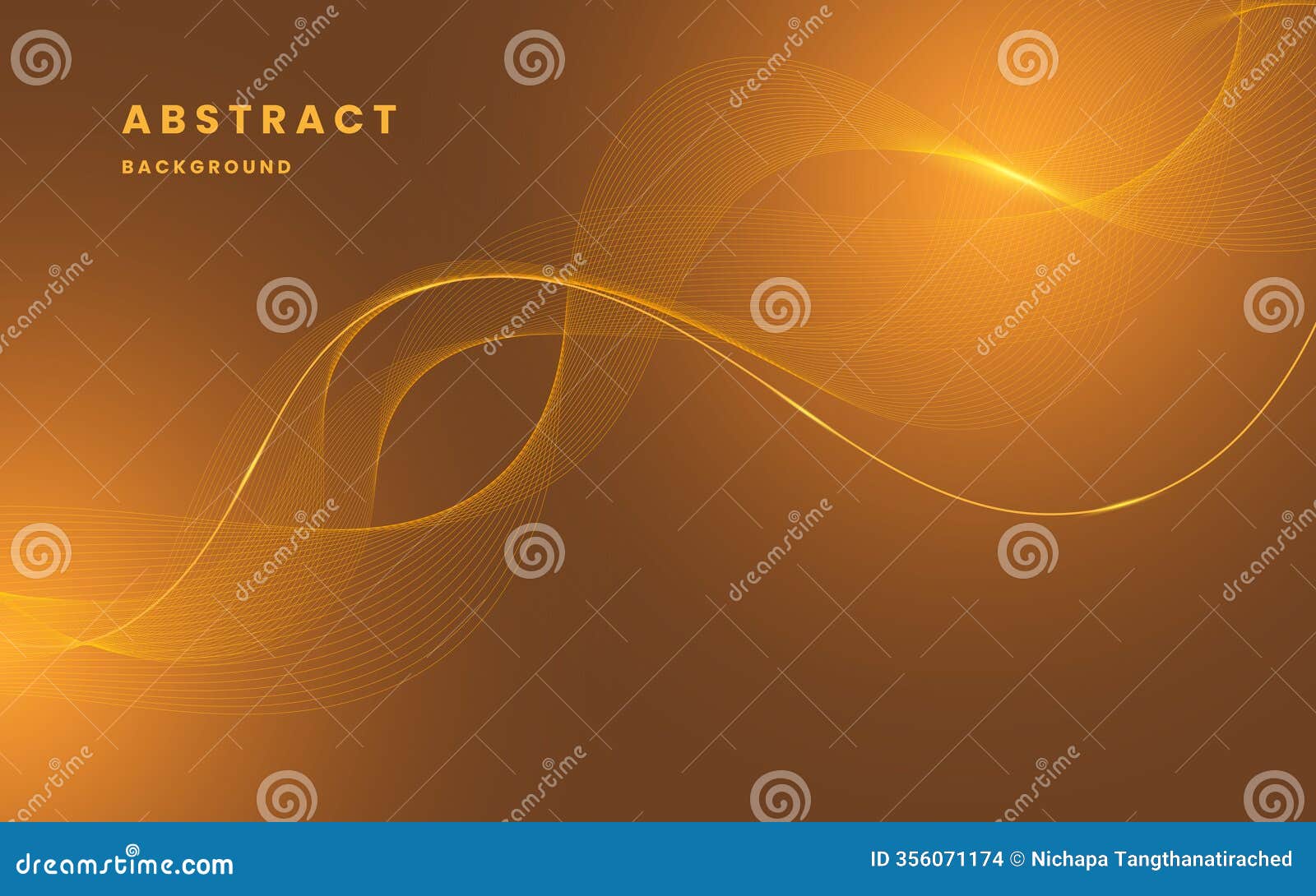 premium background  with gold line pattern in luxury gold colour and hining wave lines.