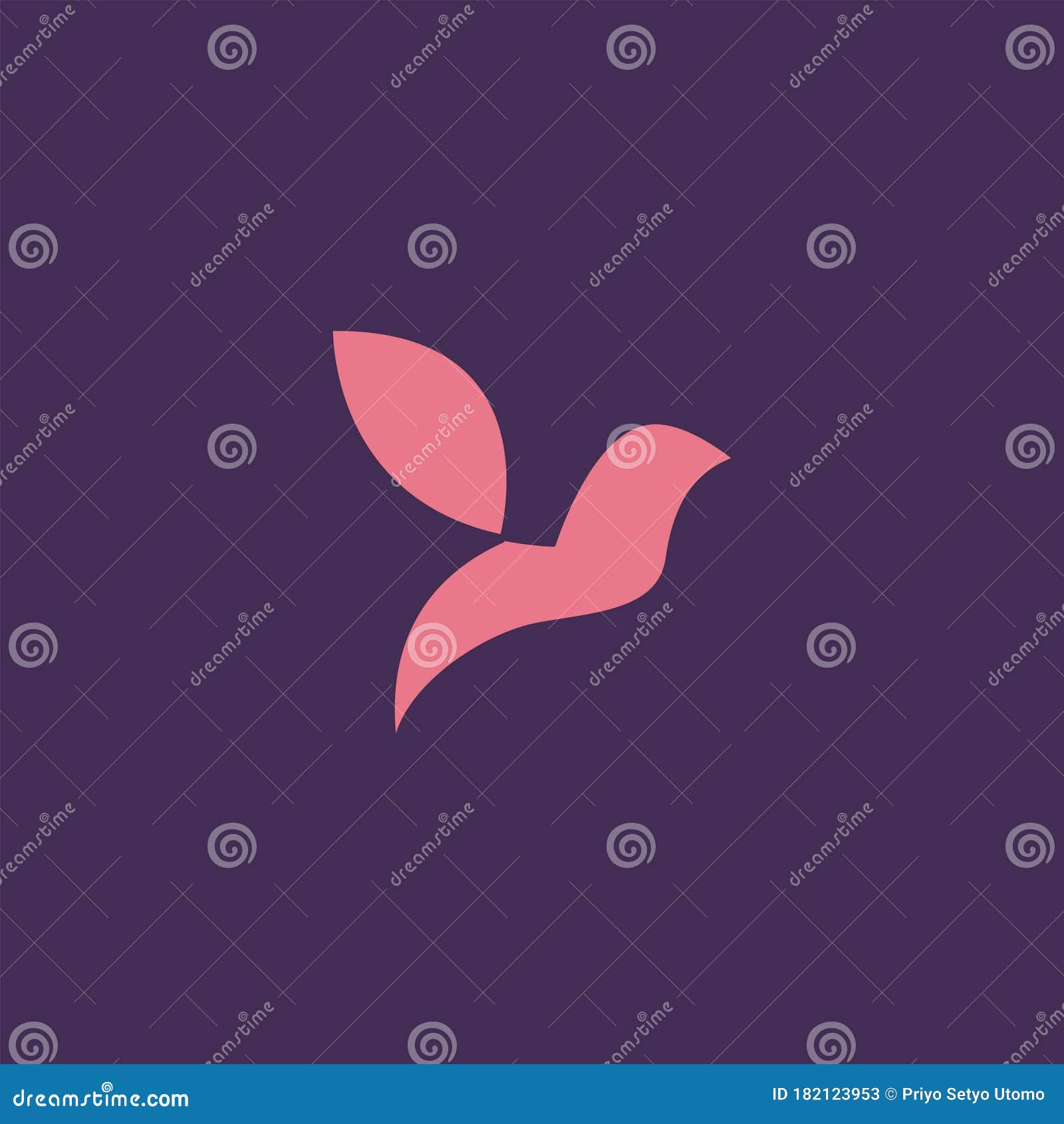 premium bird logo with modern concept