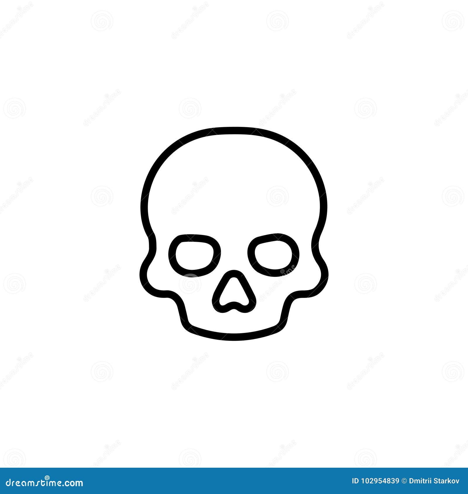 Premium Death Icon or Logo in Line Style. Stock Vector - Illustration ...