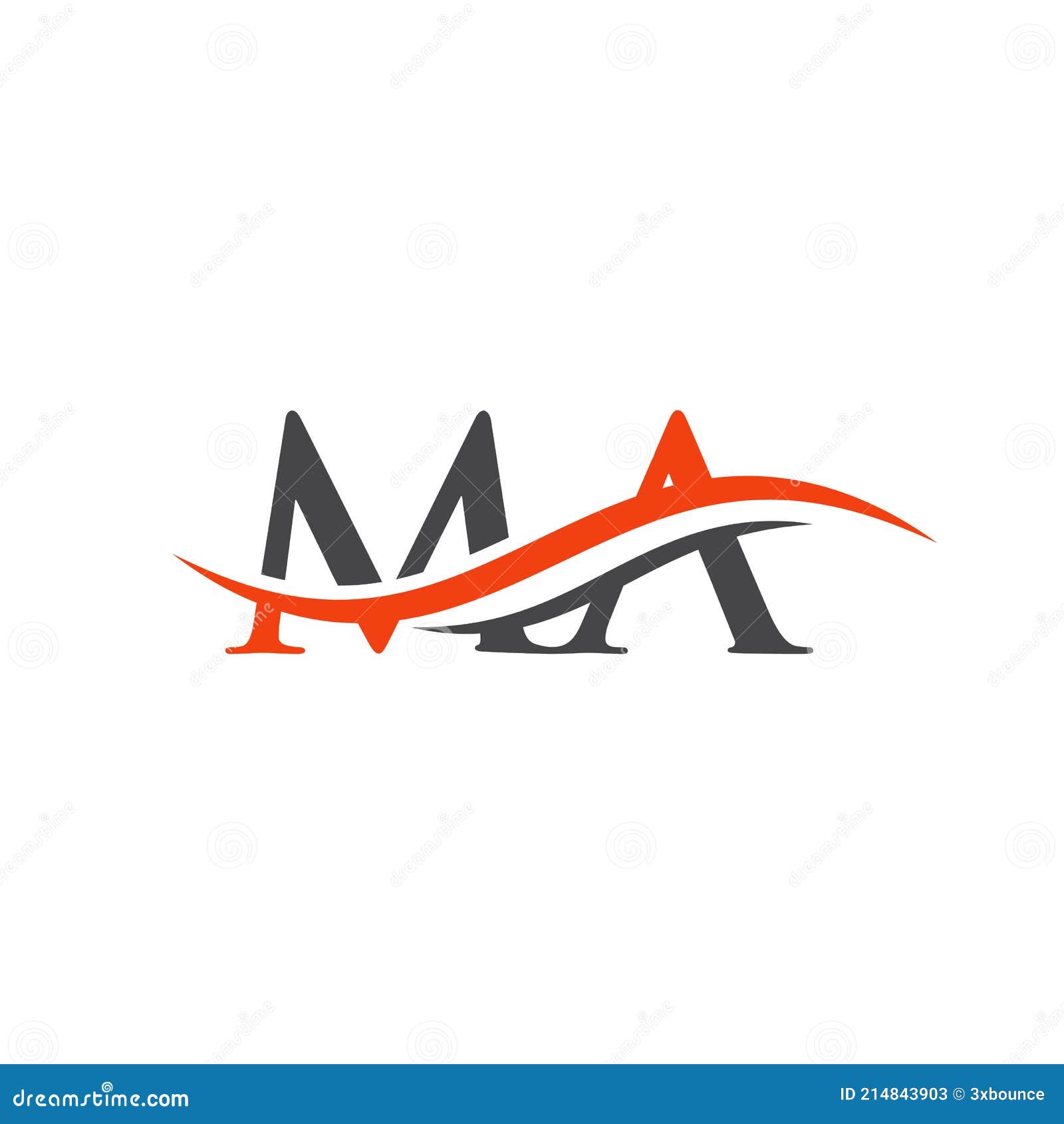 Premium Vector  Pm logo design