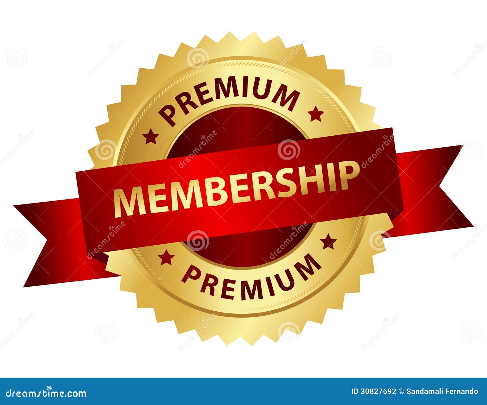 Premium Member Icon Stock Illustration