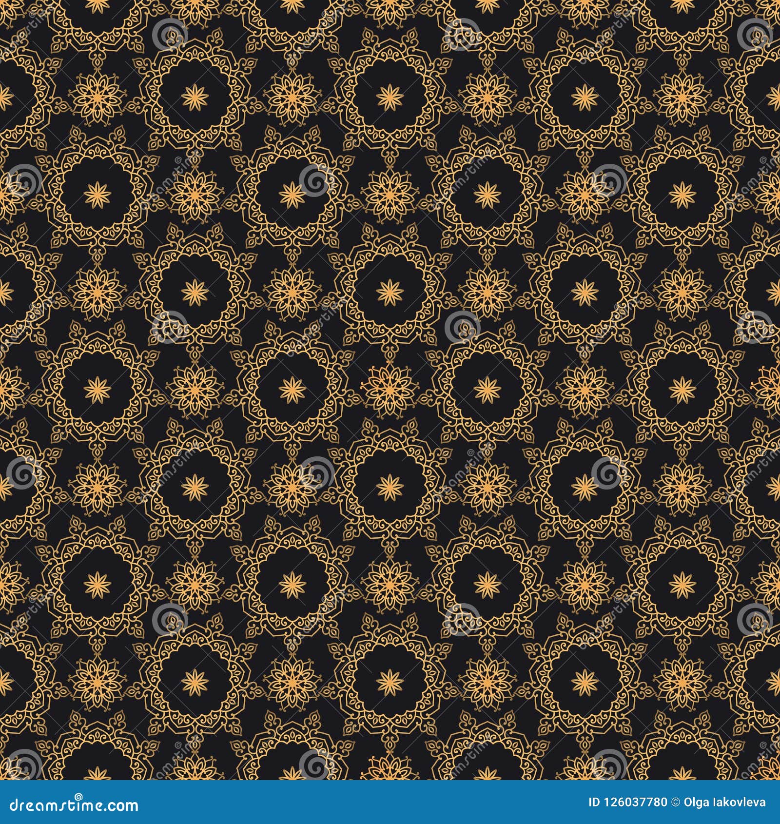 Luxury Ornate Abstract Background in Colors of Gold and Black Stock ...