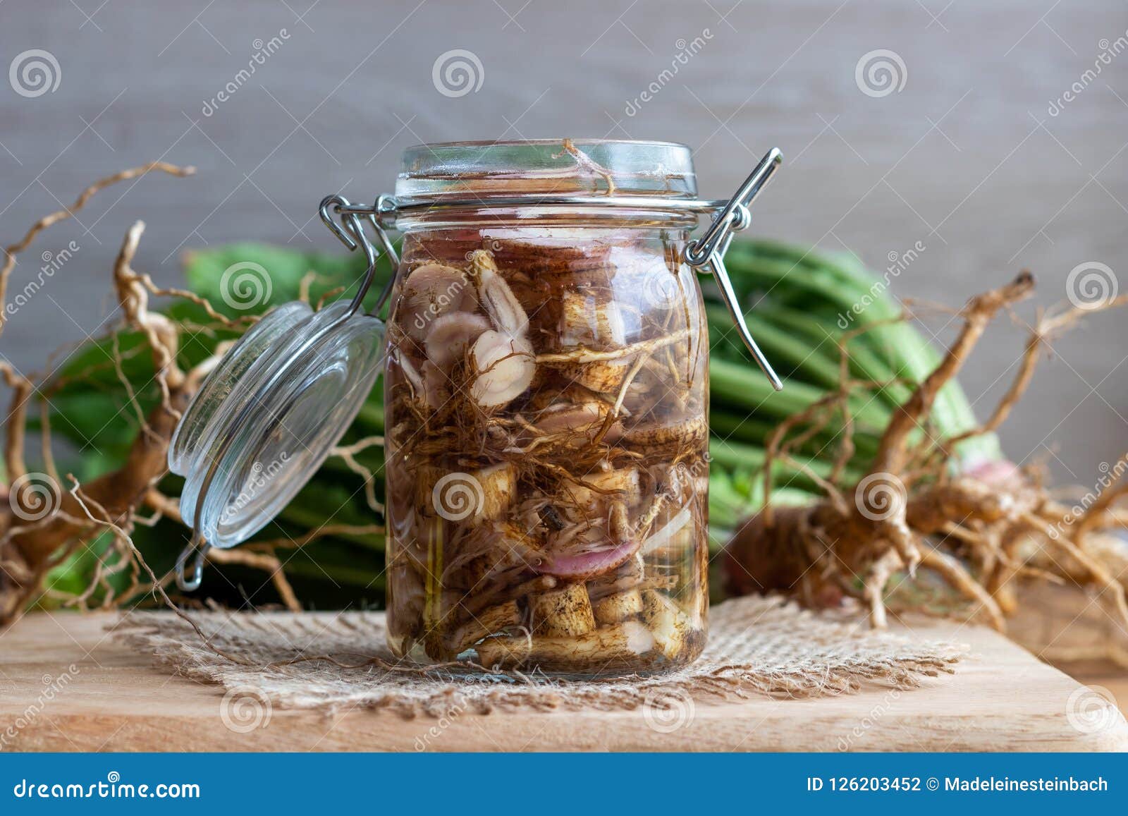 Preparation of Alcohol Tincture from Evening Primrose Root Stock Photo Image of naturopathy